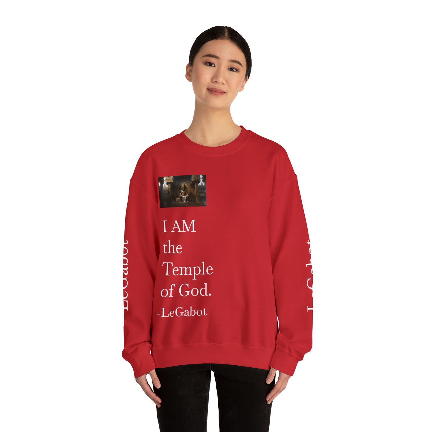 Temple of God Unisex Heavy Blend™ Crewneck Sweatshirt