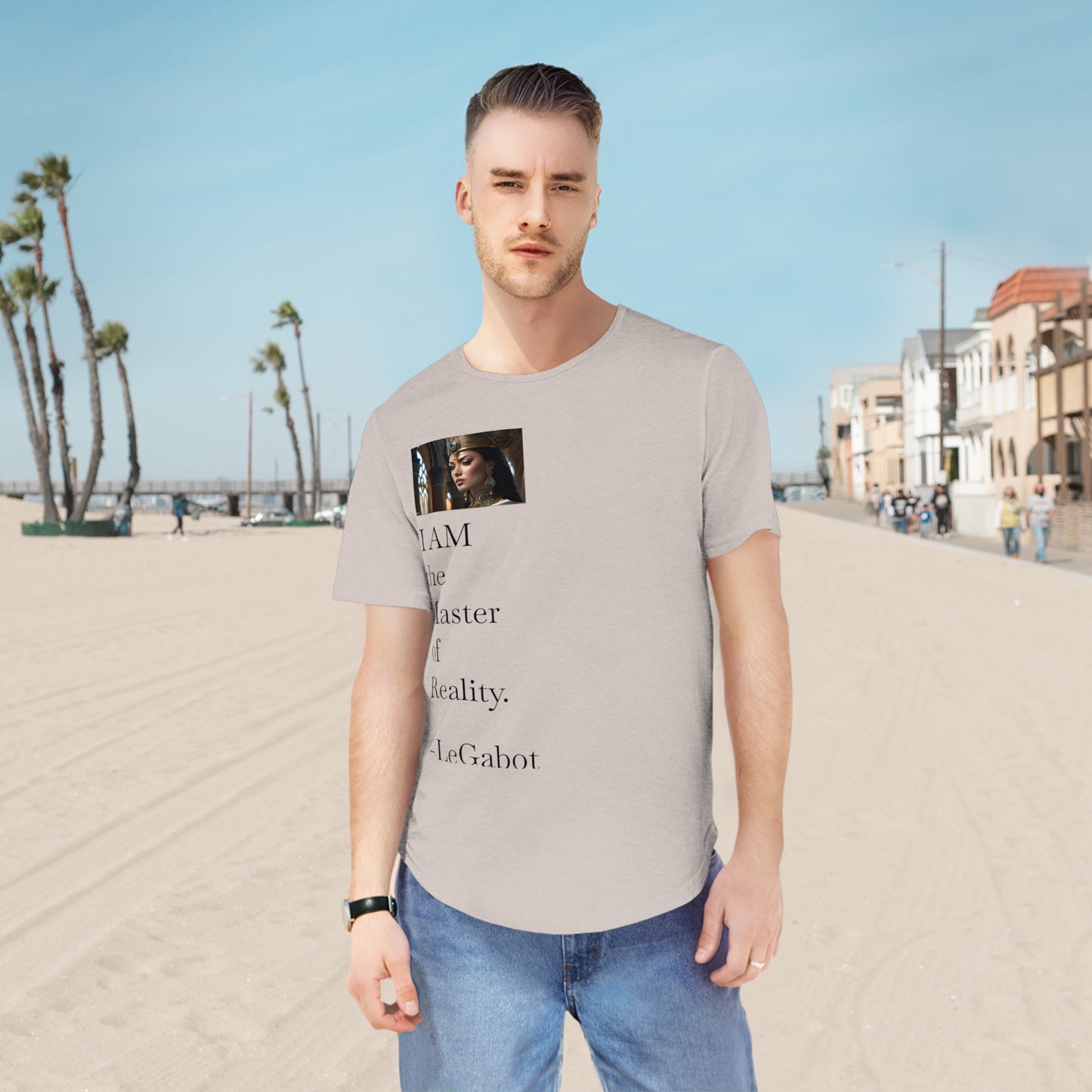 ''Master of Reality'' Men's Jersey Curved Hem Tee