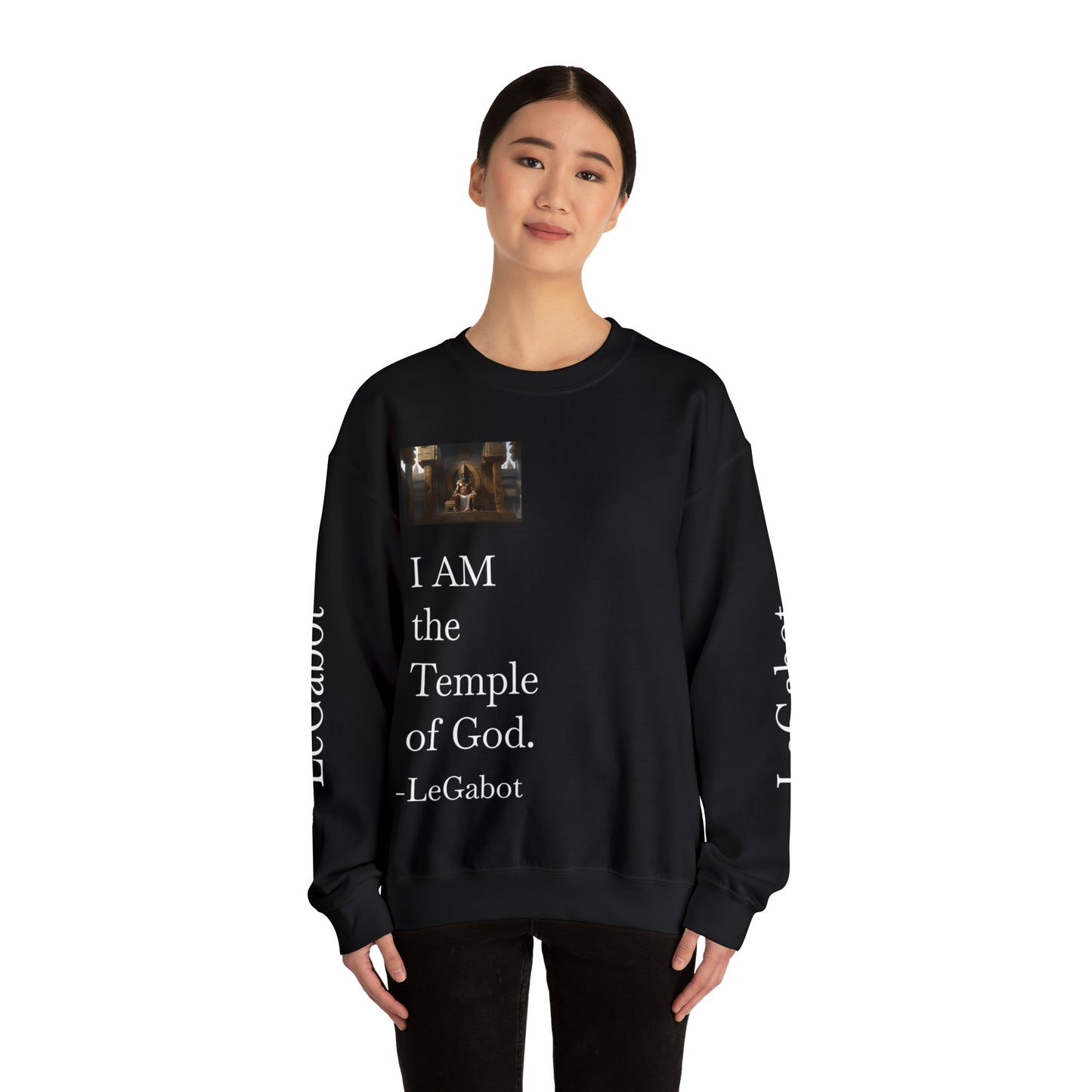 Temple of God Unisex Heavy Blend™ Crewneck Sweatshirt