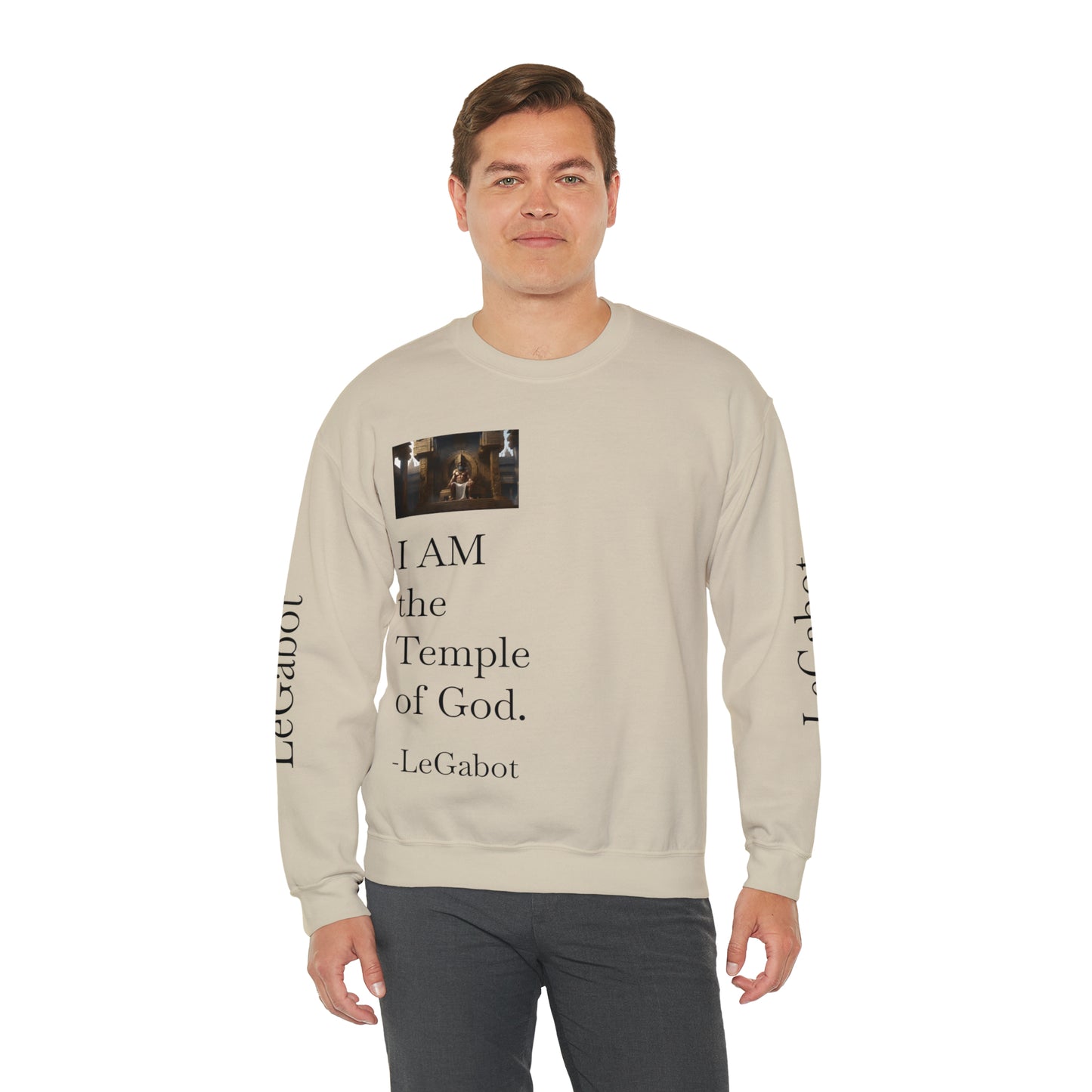 Temple of God Unisex Heavy Blend™ Crewneck Sweatshirt