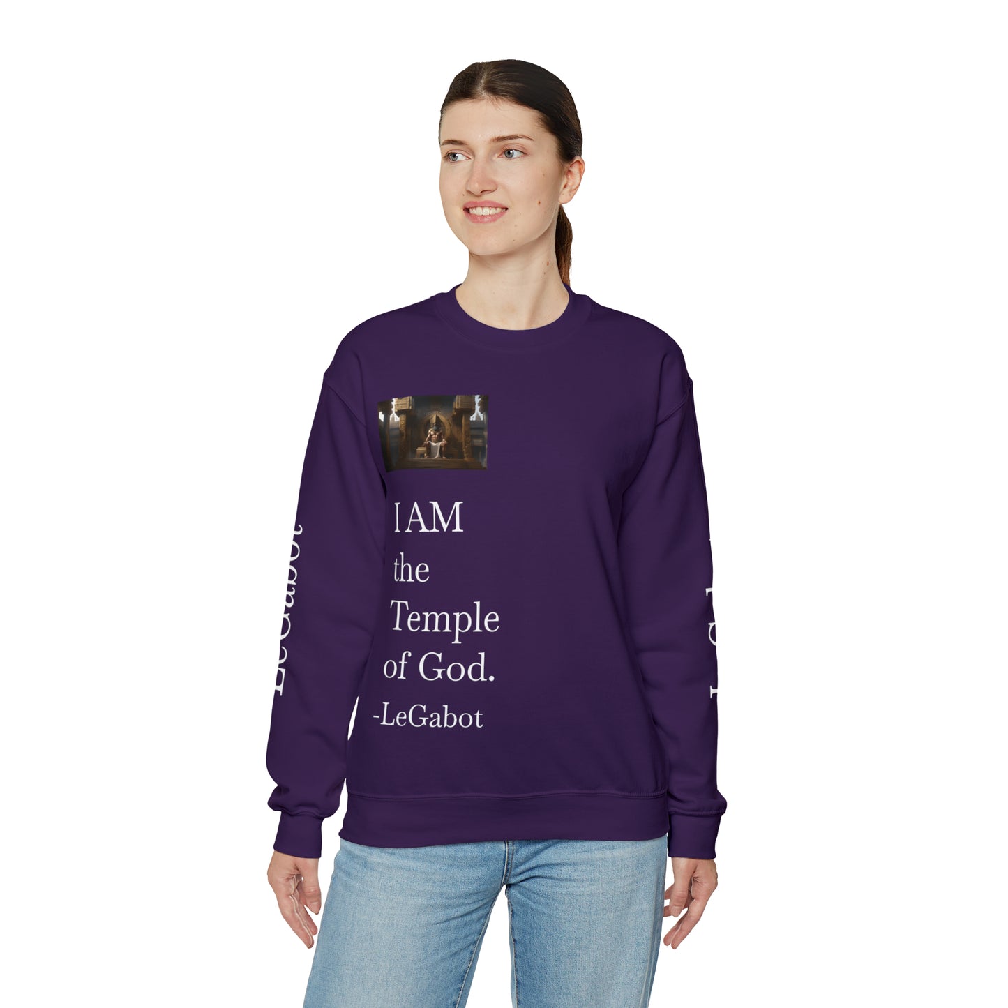 Temple of God Unisex Heavy Blend™ Crewneck Sweatshirt