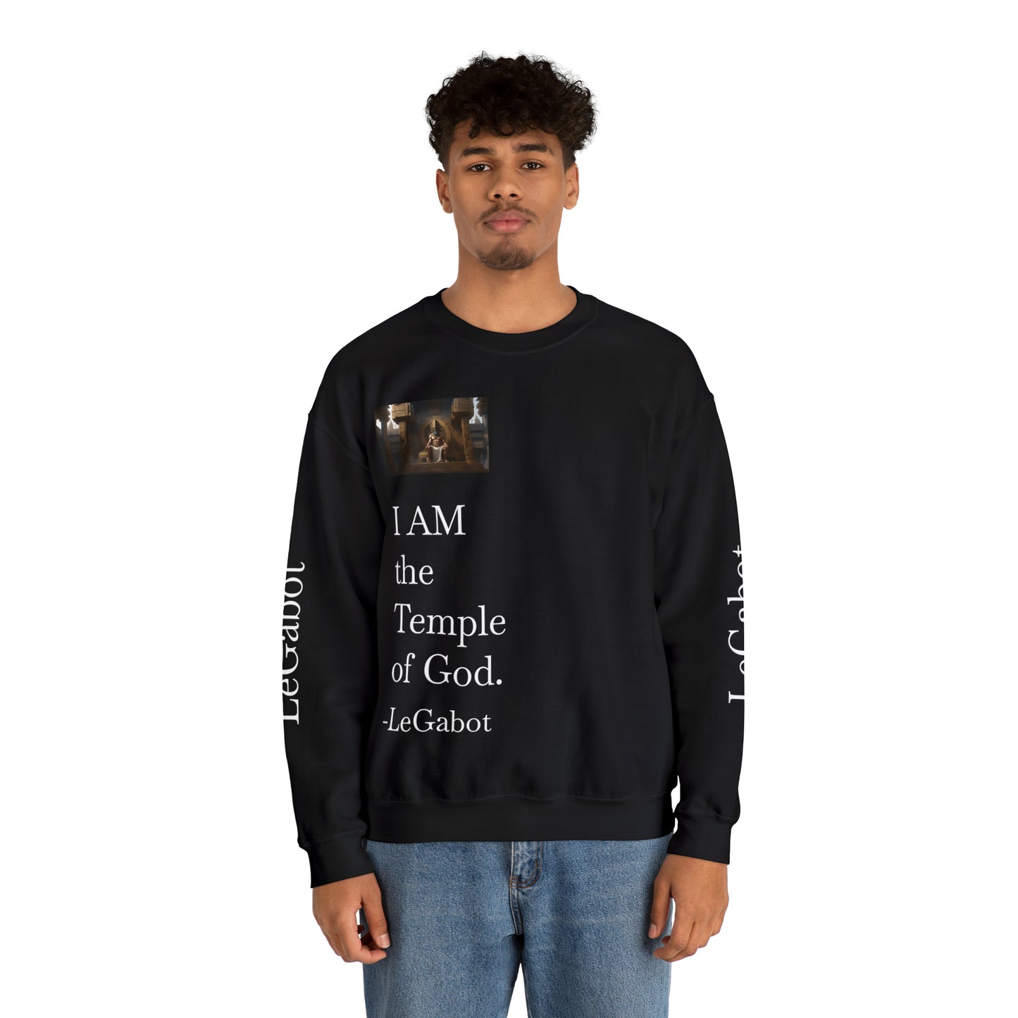 Temple of God Unisex Heavy Blend™ Crewneck Sweatshirt