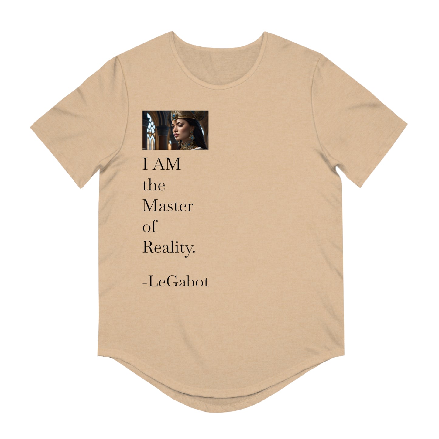 ''Master of Reality'' Men's Jersey Curved Hem Tee