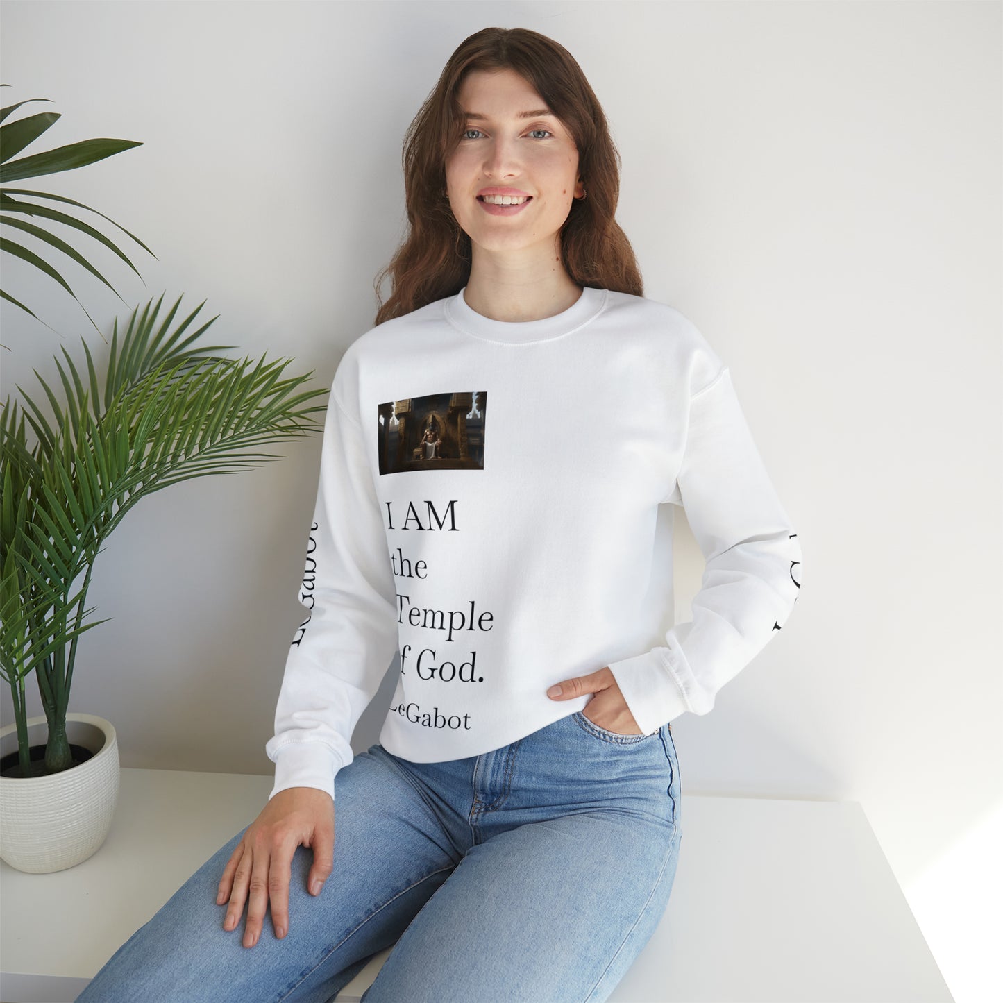 Temple of God Unisex Heavy Blend™ Crewneck Sweatshirt