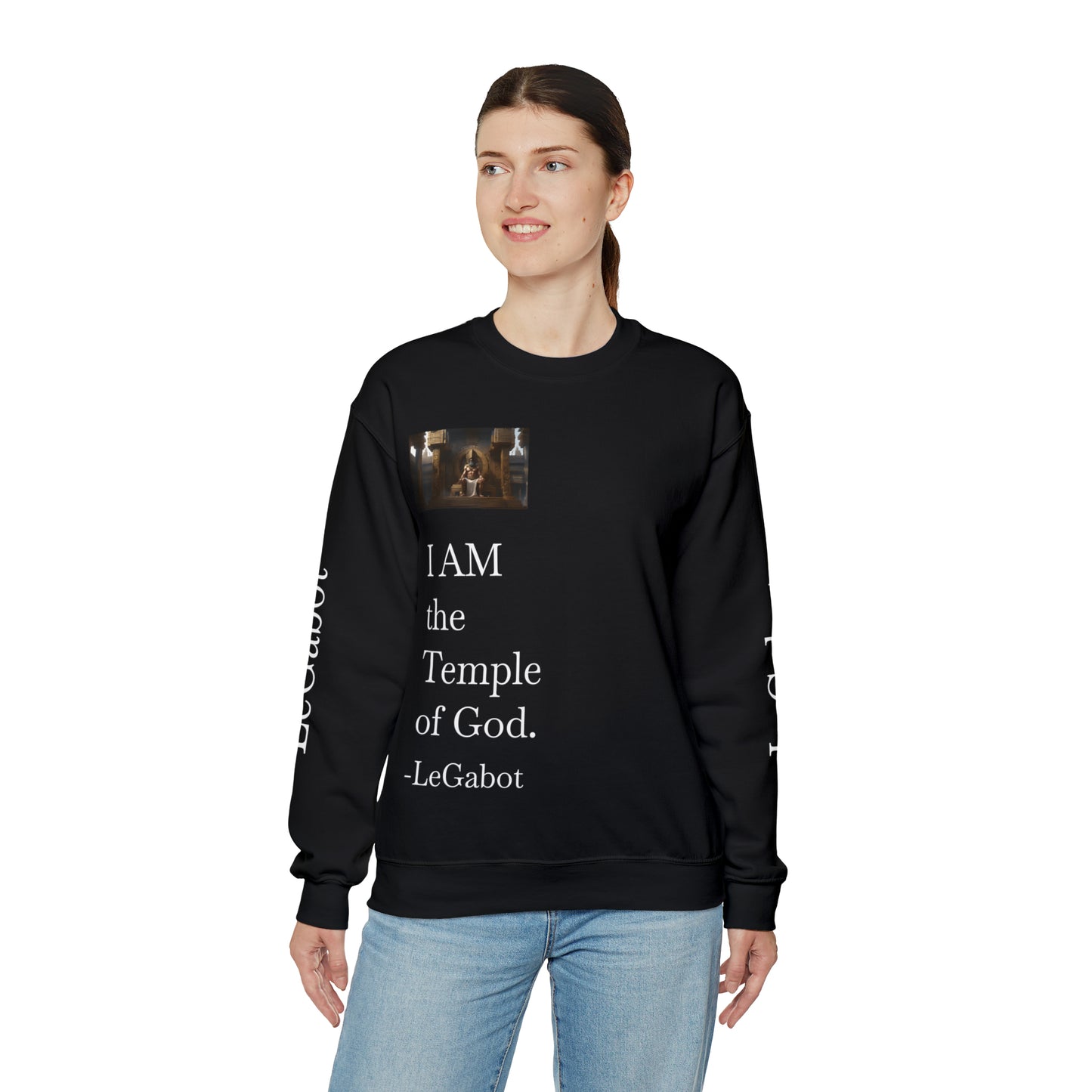 Temple of God Unisex Heavy Blend™ Crewneck Sweatshirt