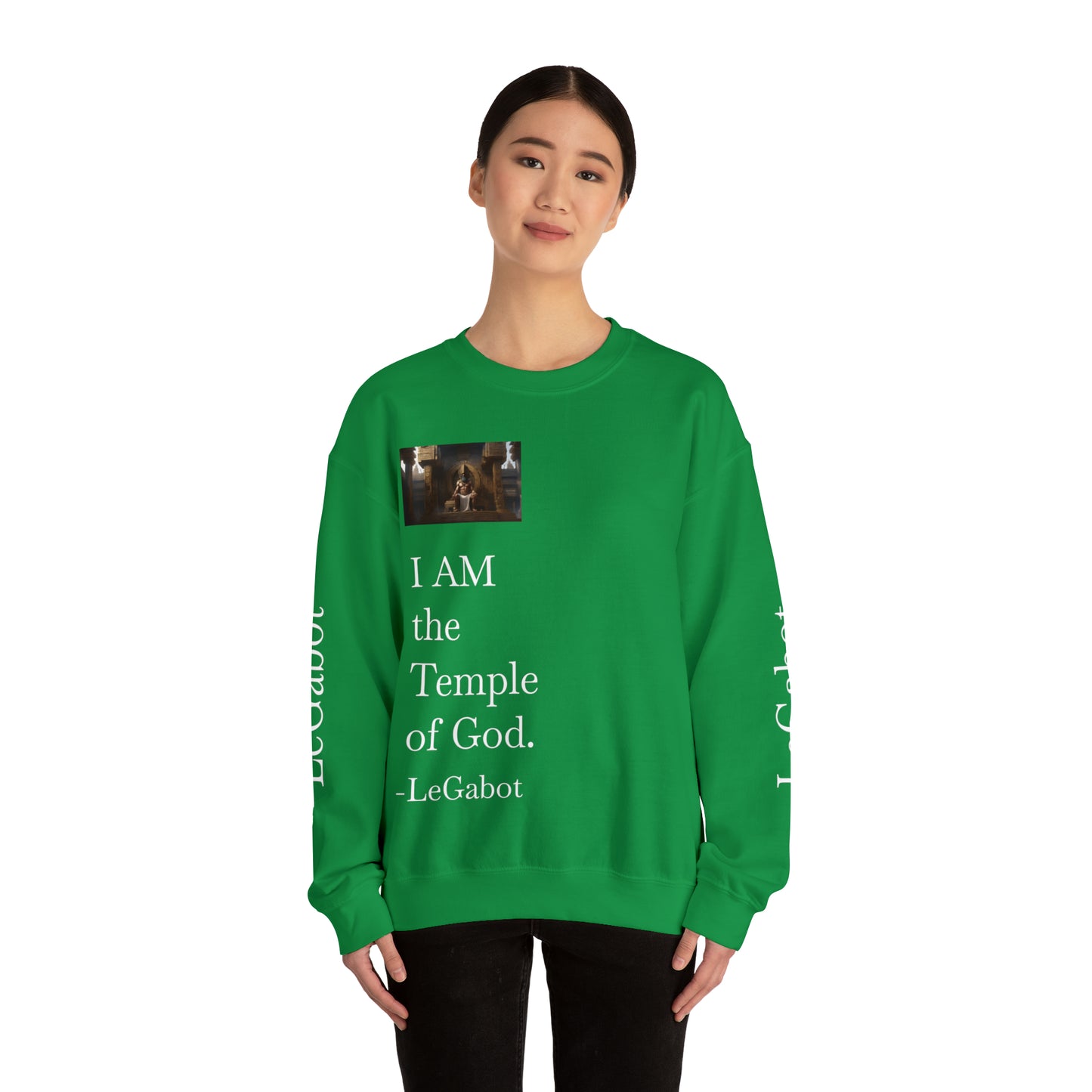 Temple of God Unisex Heavy Blend™ Crewneck Sweatshirt