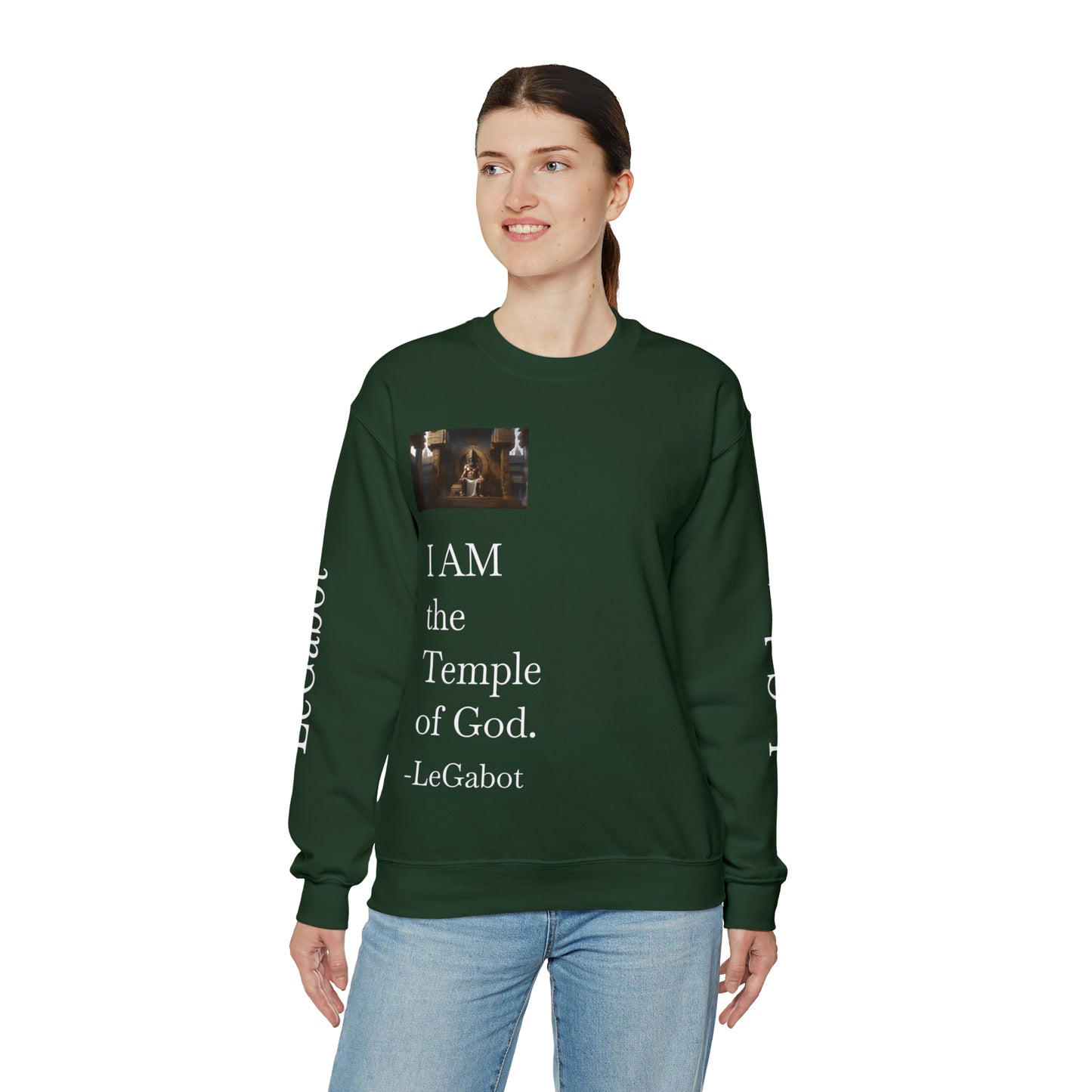 Temple of God Unisex Heavy Blend™ Crewneck Sweatshirt