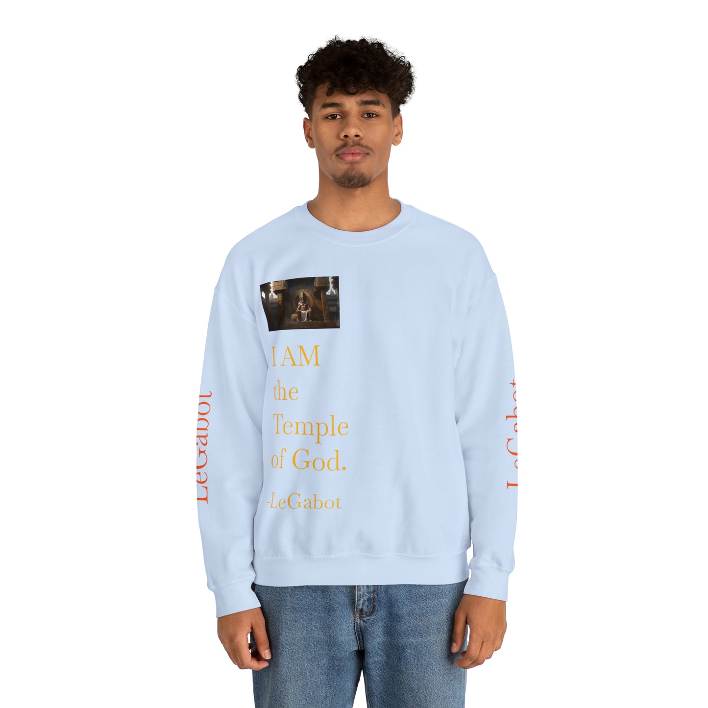 Temple of God Unisex Heavy Blend™ Crewneck Sweatshirt