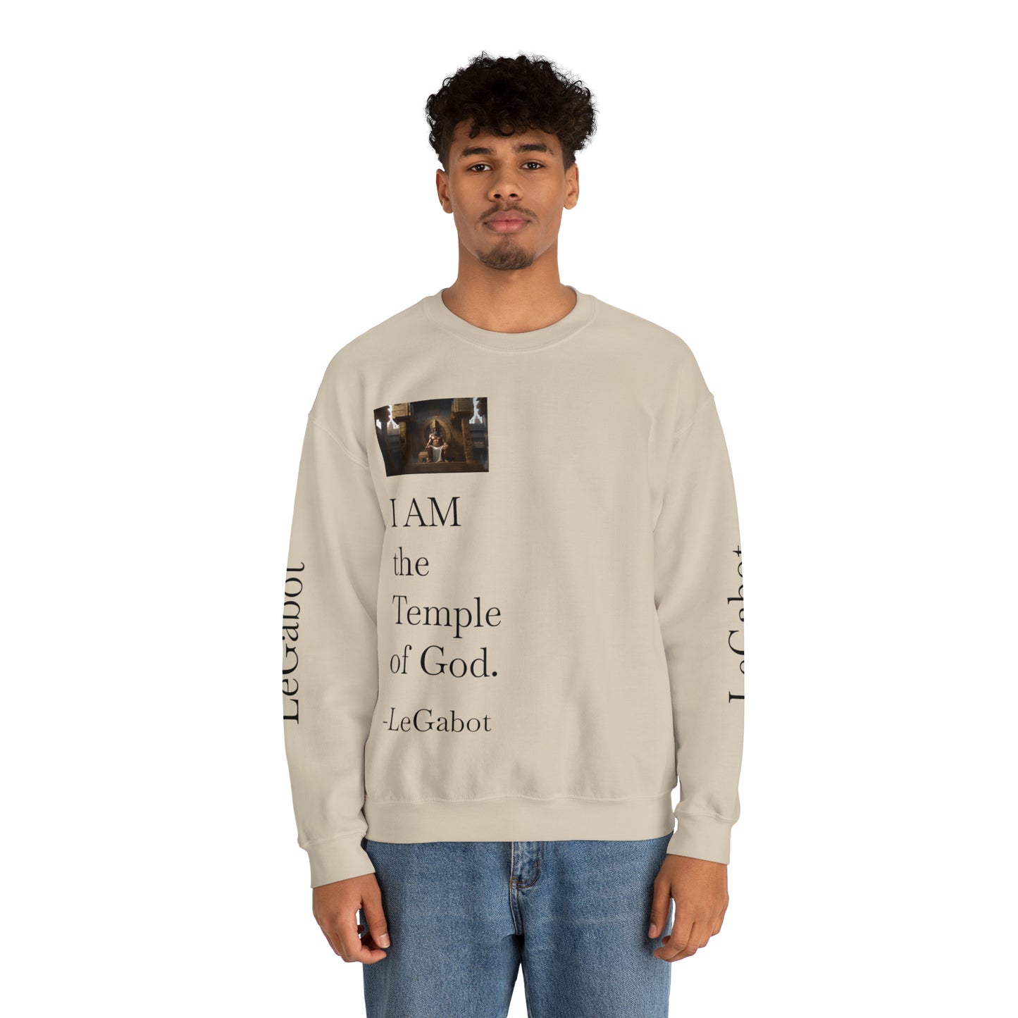 Temple of God Unisex Heavy Blend™ Crewneck Sweatshirt