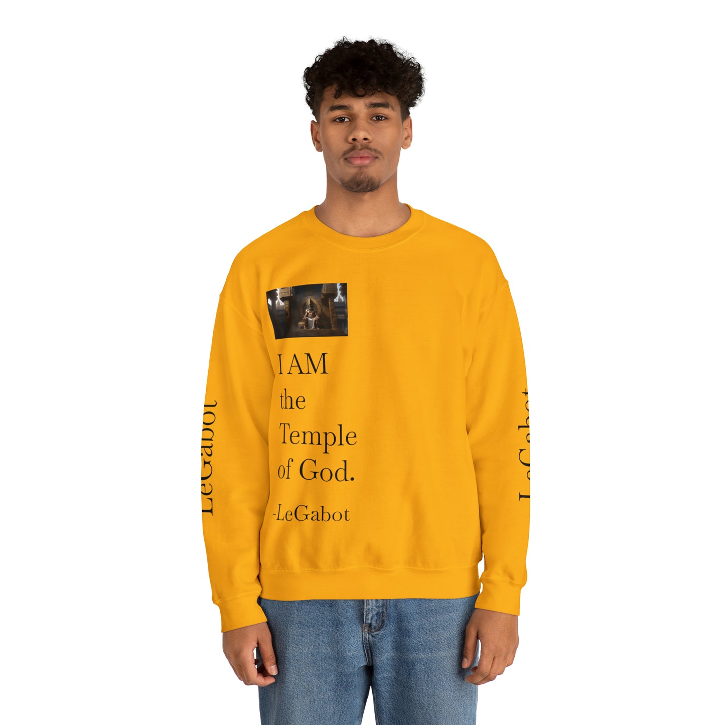 Temple of God Unisex Heavy Blend™ Crewneck Sweatshirt