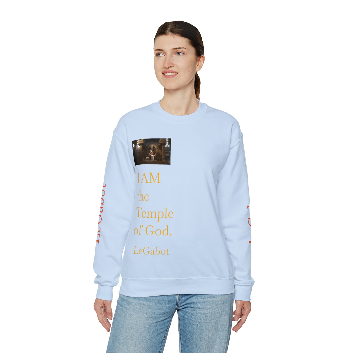 Temple of God Unisex Heavy Blend™ Crewneck Sweatshirt