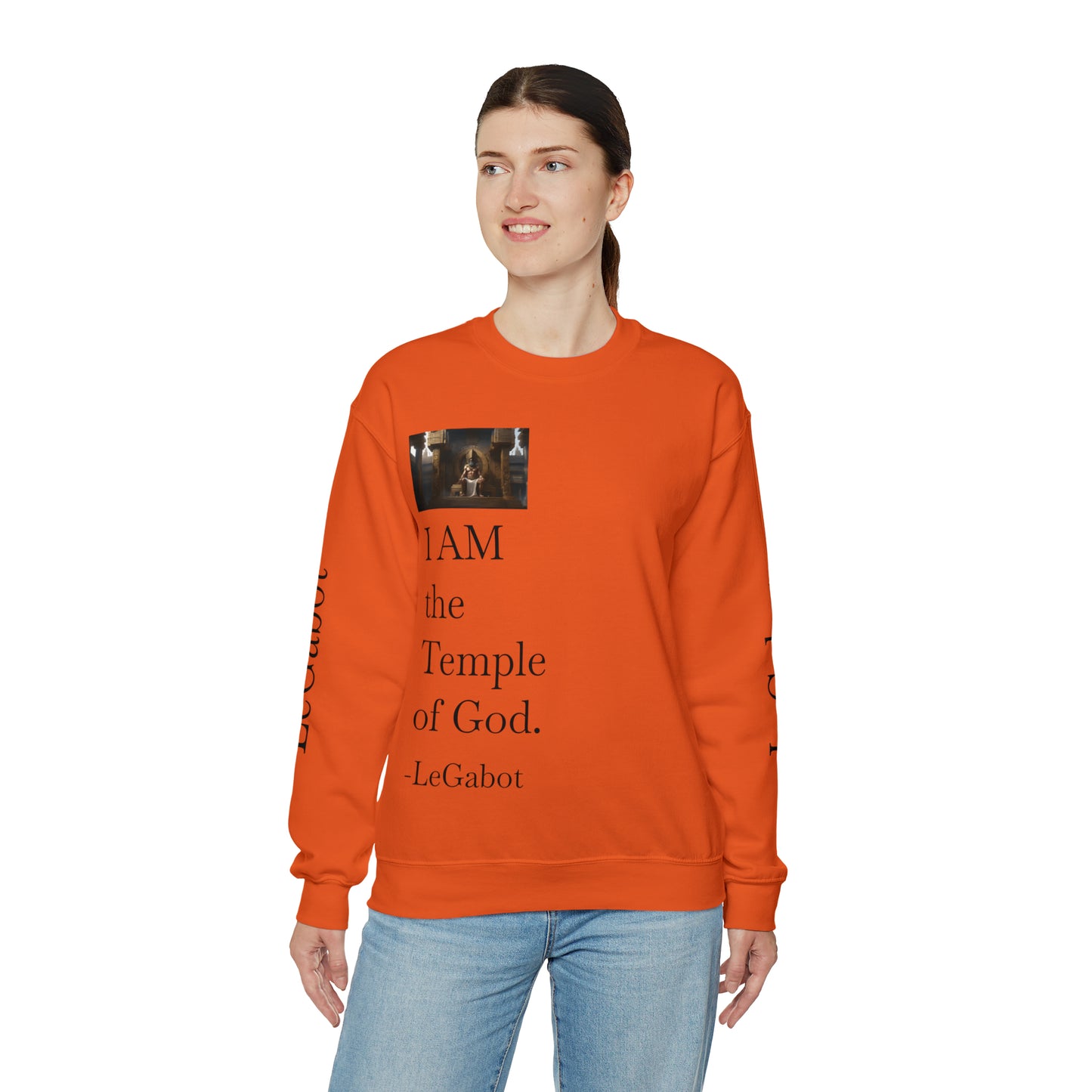 Temple of God Unisex Heavy Blend™ Crewneck Sweatshirt