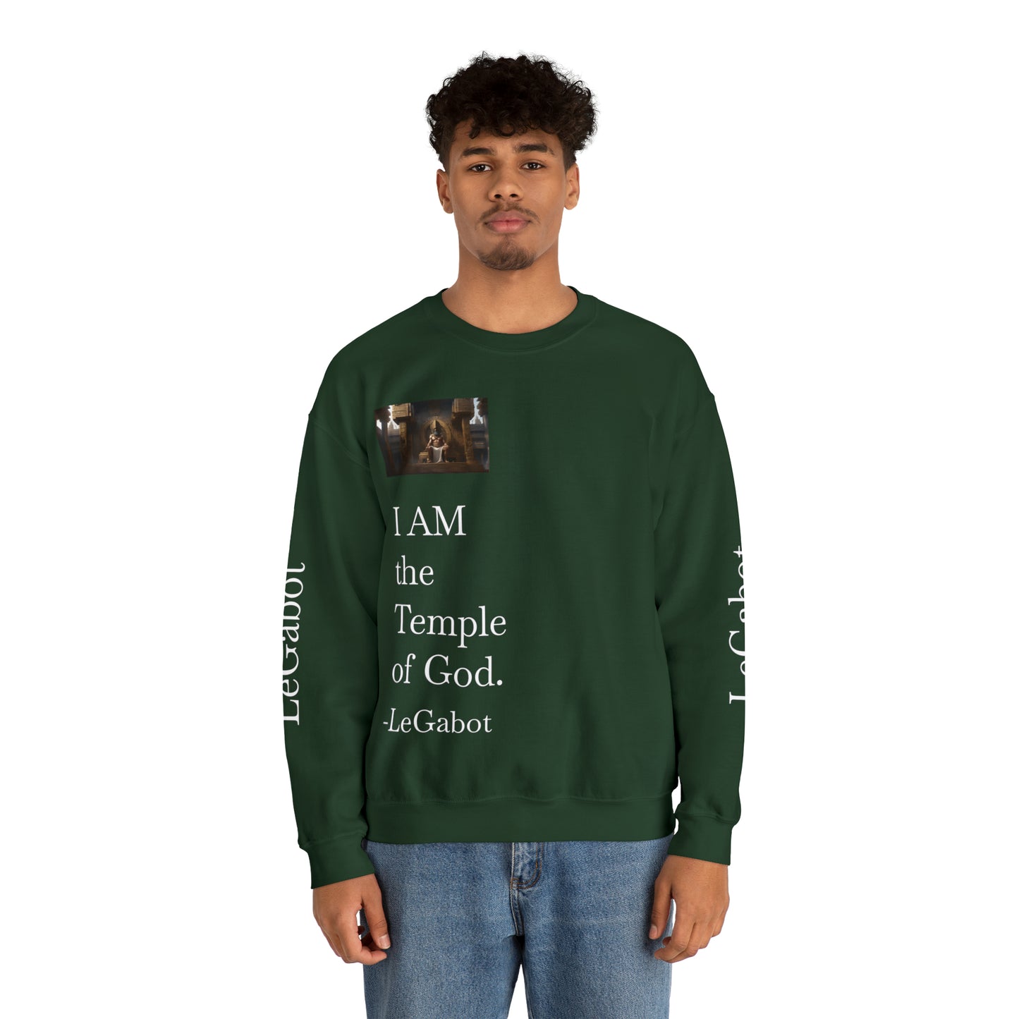 Temple of God Unisex Heavy Blend™ Crewneck Sweatshirt