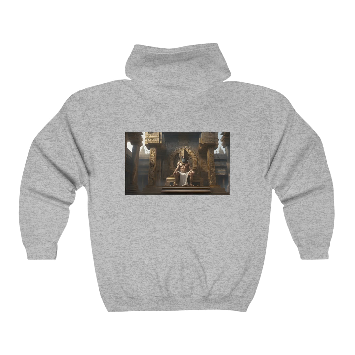 Temple Of God Unisex Heavy Blend™ Full Zip Hooded Sweatshirt