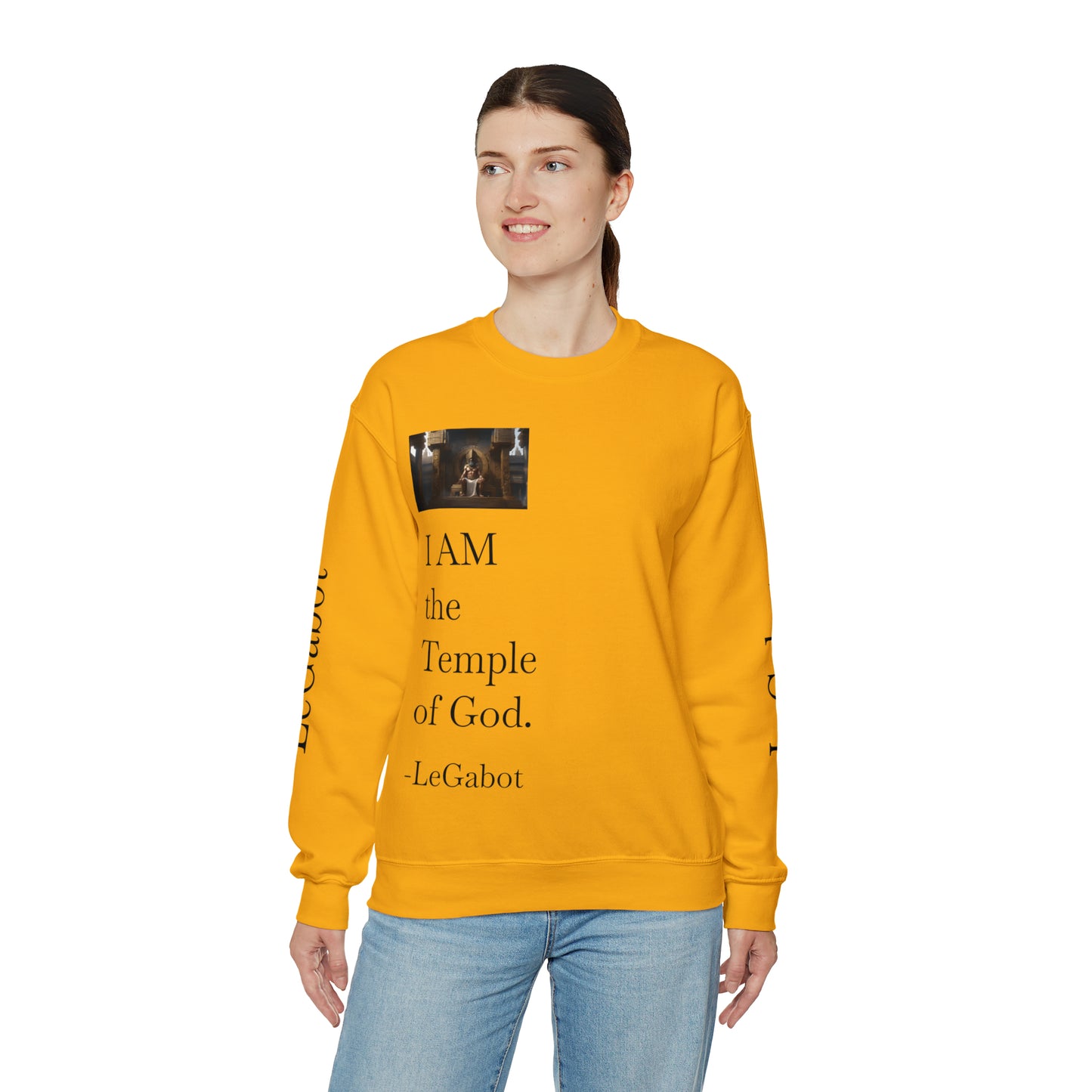 Temple of God Unisex Heavy Blend™ Crewneck Sweatshirt