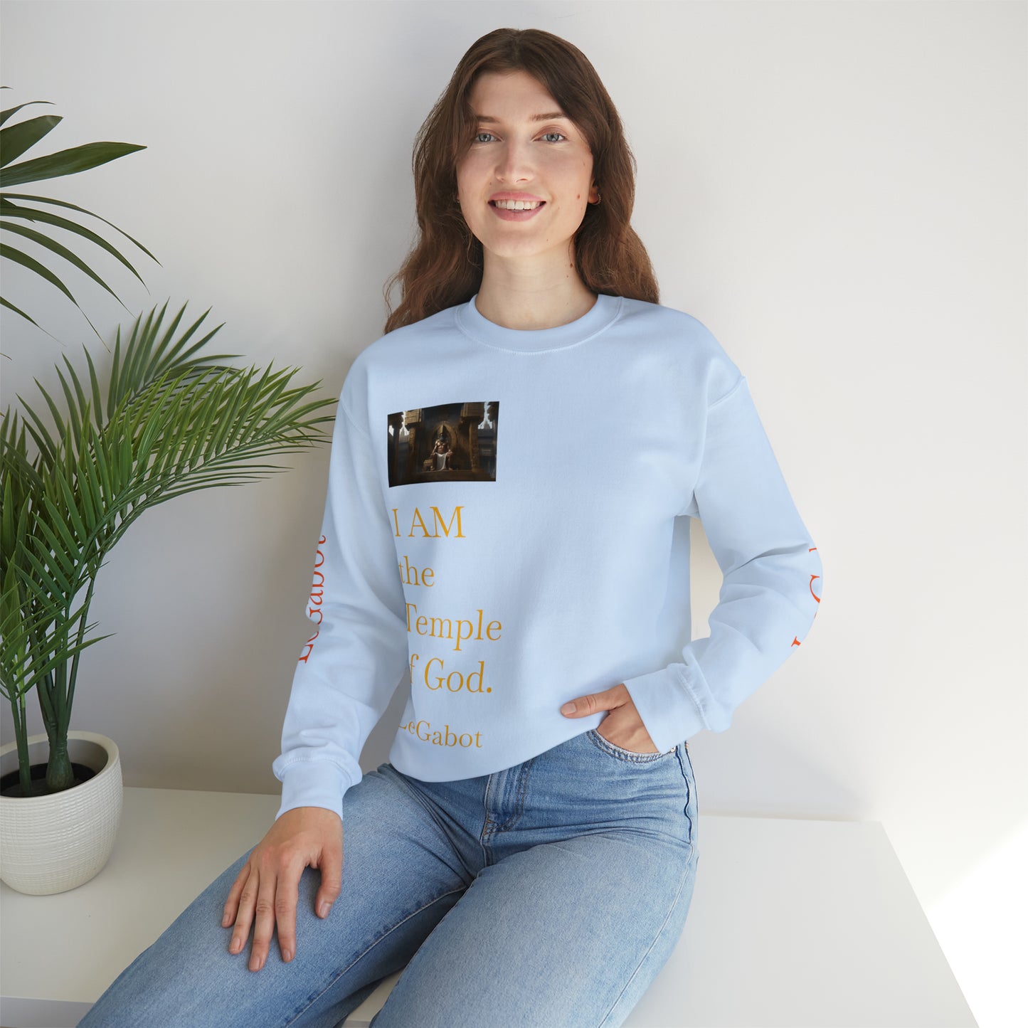 Temple of God Unisex Heavy Blend™ Crewneck Sweatshirt