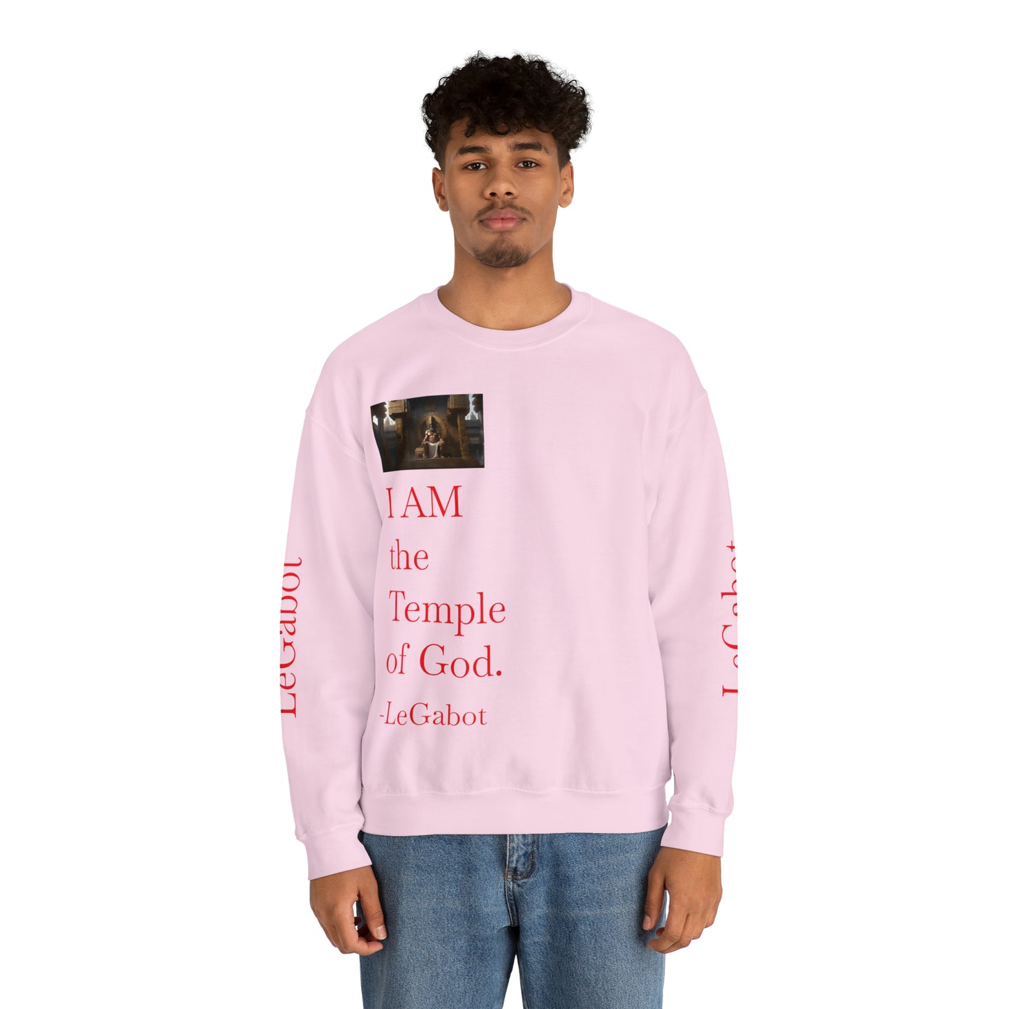 Temple of God Unisex Heavy Blend™ Crewneck Sweatshirt