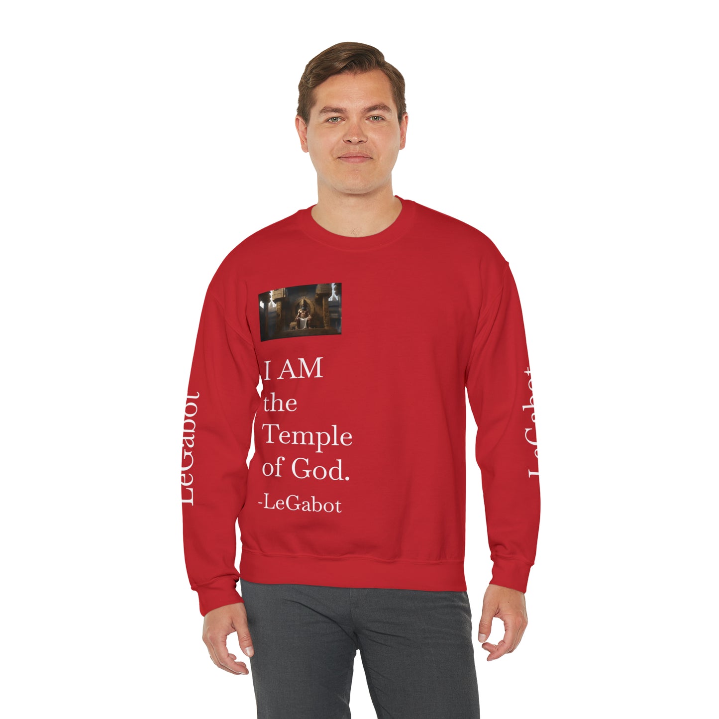 Temple of God Unisex Heavy Blend™ Crewneck Sweatshirt
