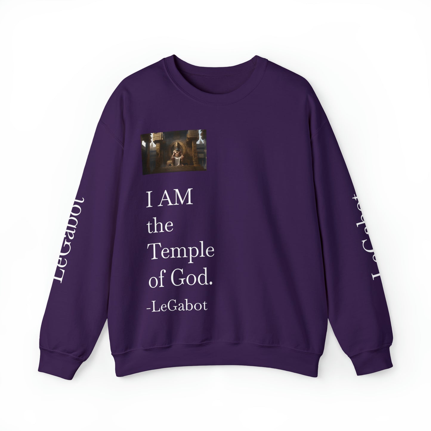 Temple of God Unisex Heavy Blend™ Crewneck Sweatshirt