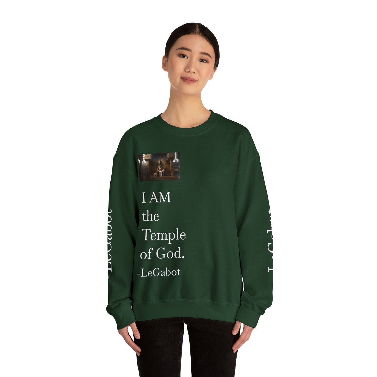 Temple of God Unisex Heavy Blend™ Crewneck Sweatshirt