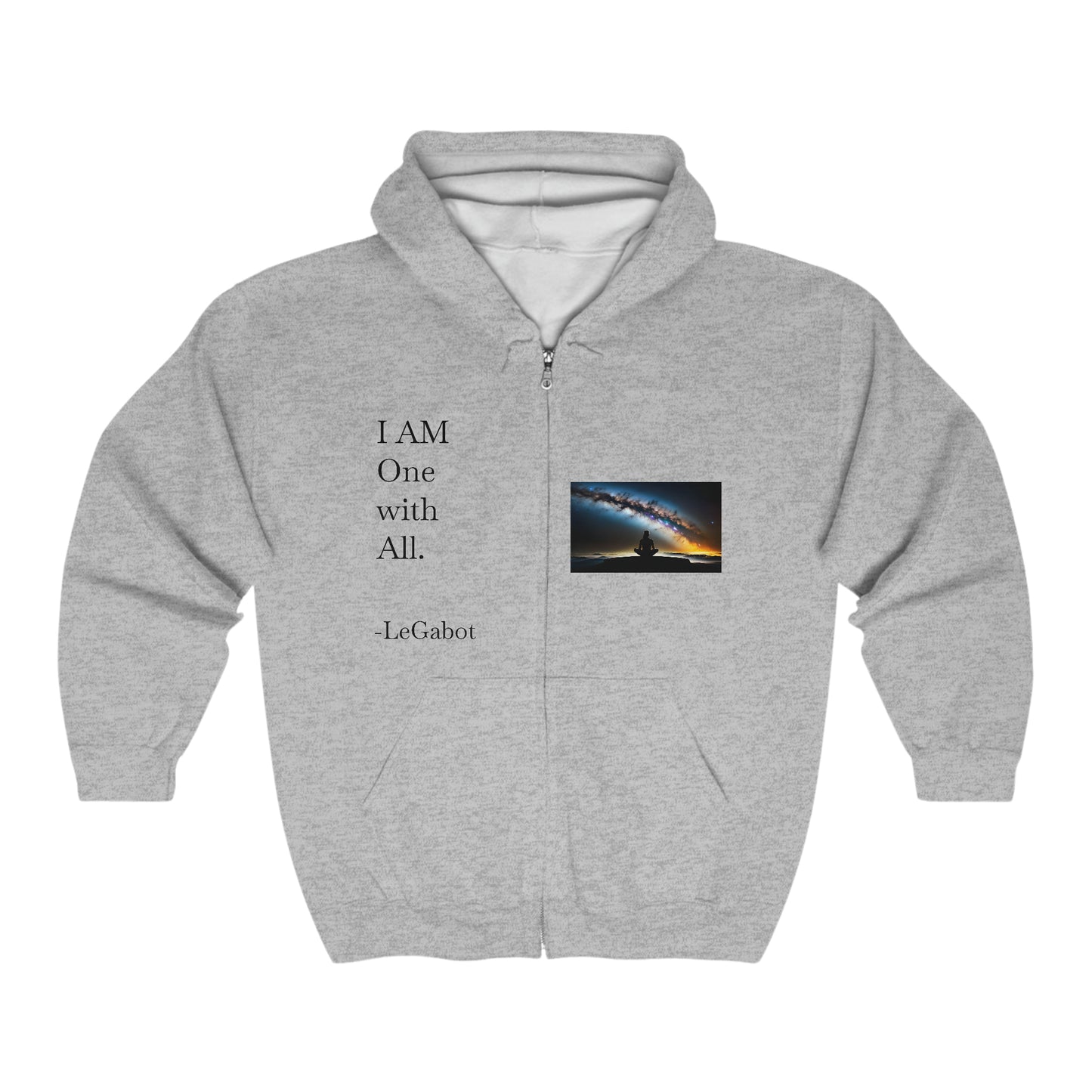 One With All Unisex Heavy Blend™ Full Zip Hooded Sweatshirt