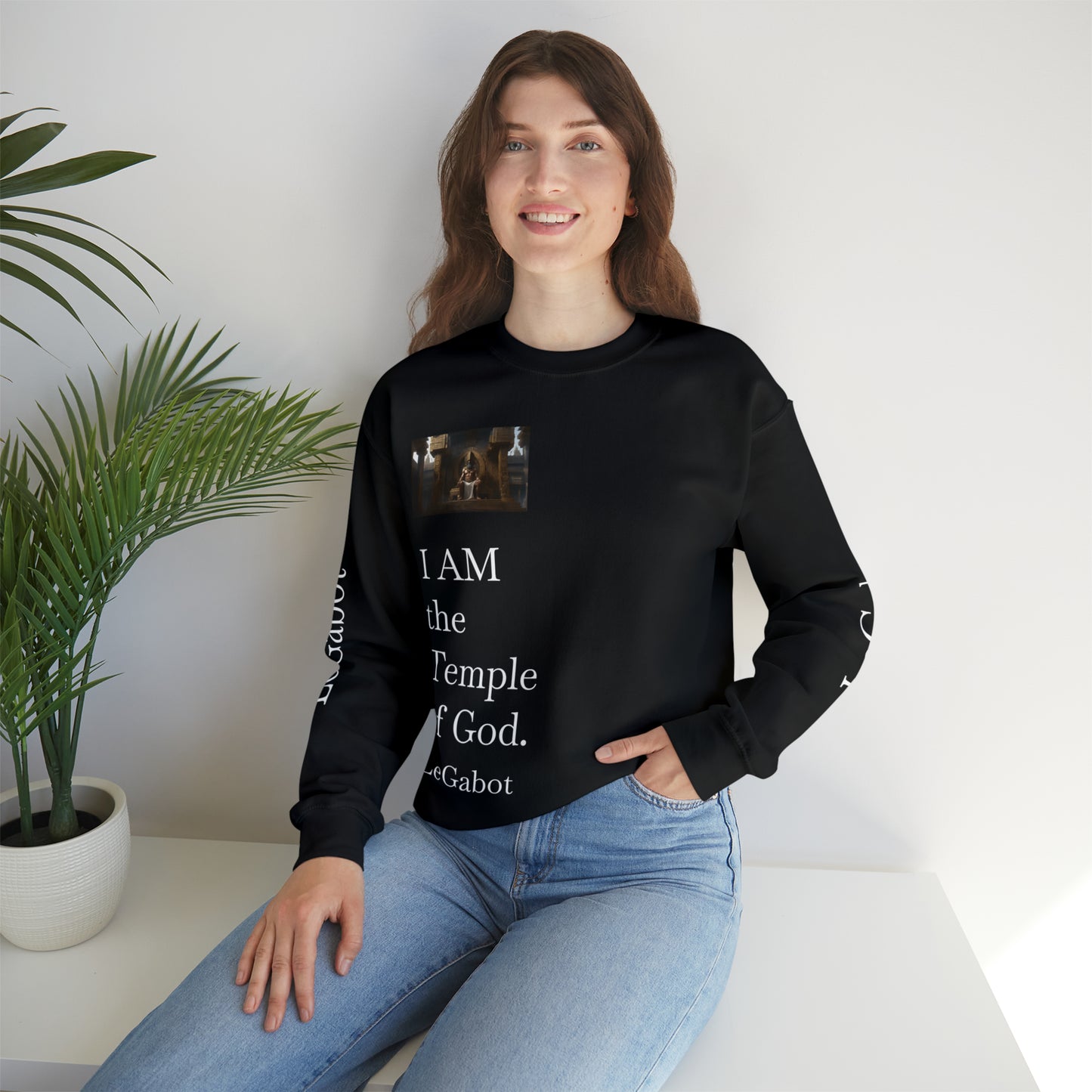 Temple of God Unisex Heavy Blend™ Crewneck Sweatshirt