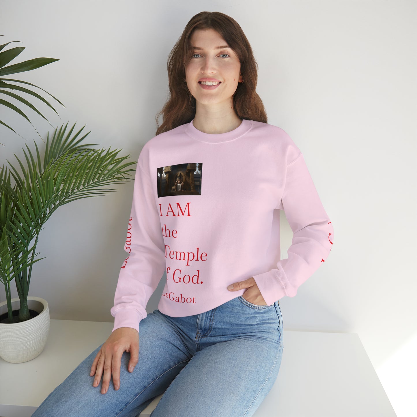 Temple of God Unisex Heavy Blend™ Crewneck Sweatshirt