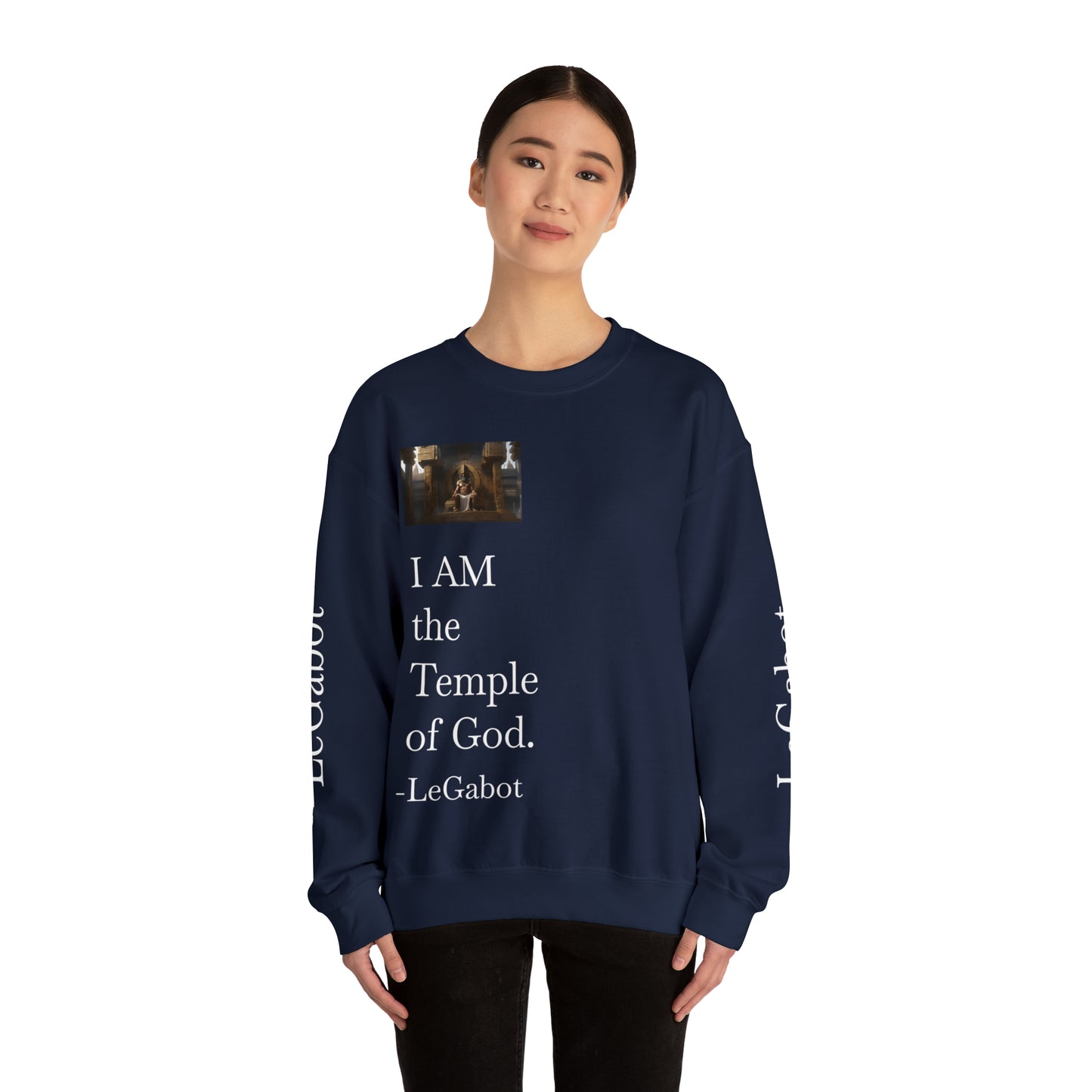 Temple of God Unisex Heavy Blend™ Crewneck Sweatshirt
