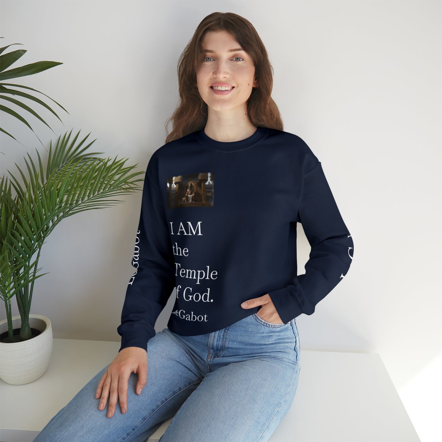 Temple of God Unisex Heavy Blend™ Crewneck Sweatshirt