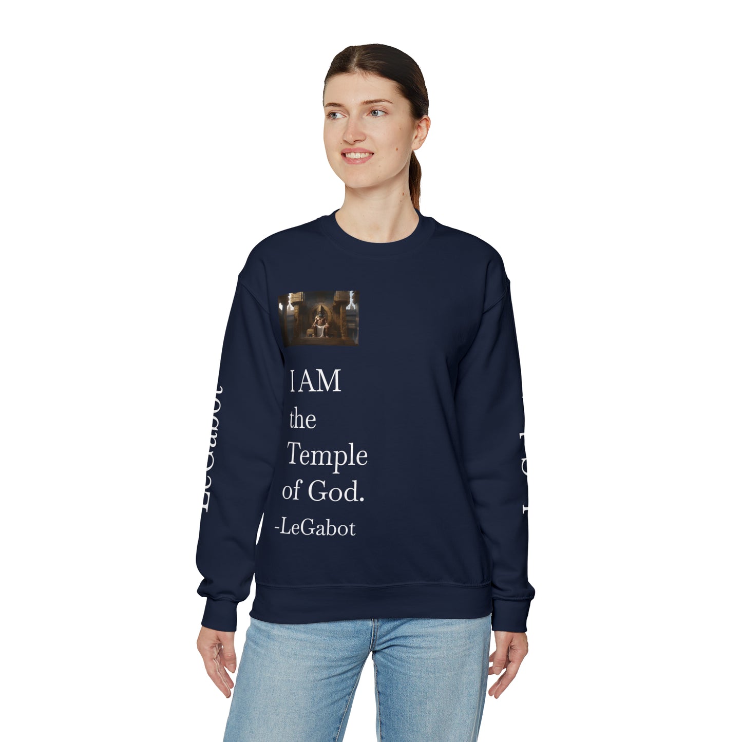 Temple of God Unisex Heavy Blend™ Crewneck Sweatshirt