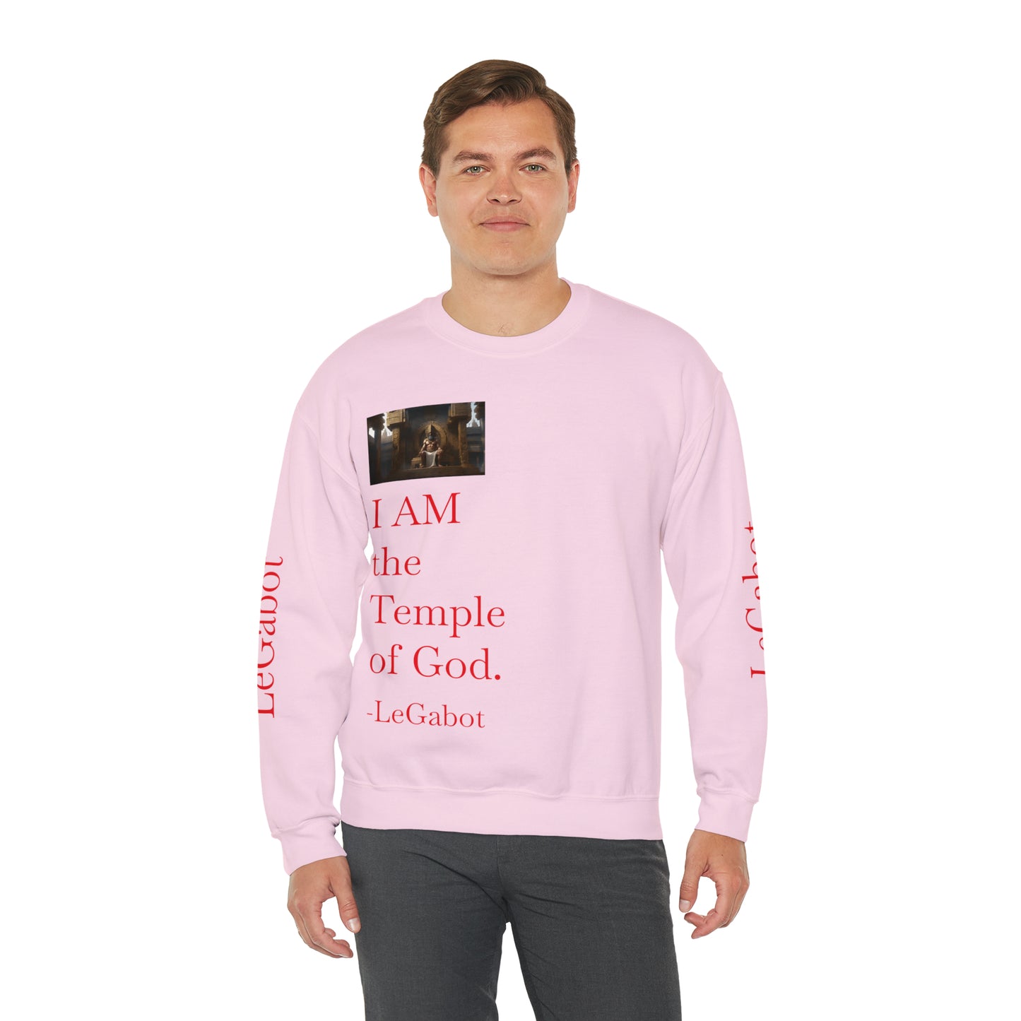 Temple of God Unisex Heavy Blend™ Crewneck Sweatshirt