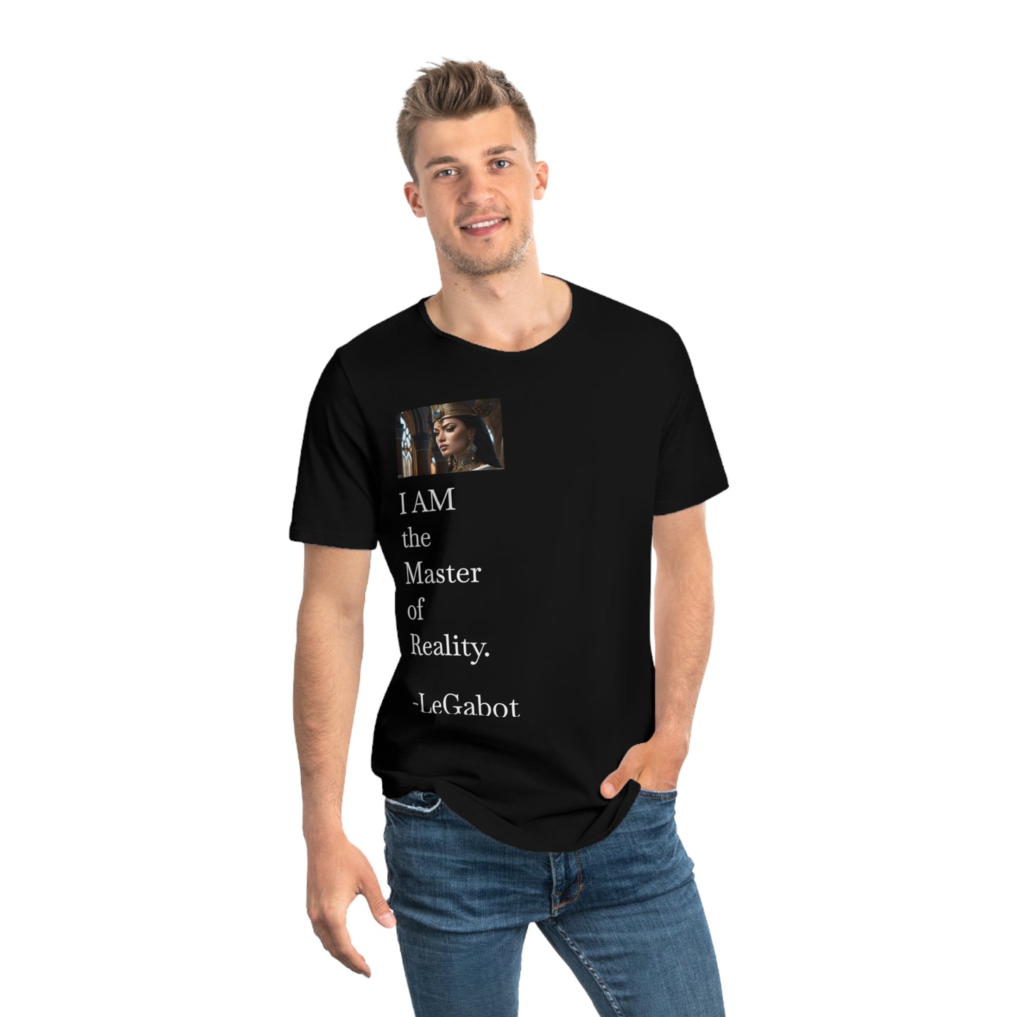 ''Master of Reality'' Men's Jersey Curved Hem Tee