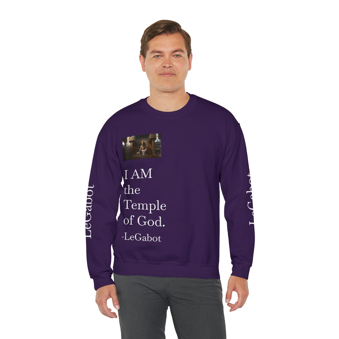Temple of God Unisex Heavy Blend™ Crewneck Sweatshirt