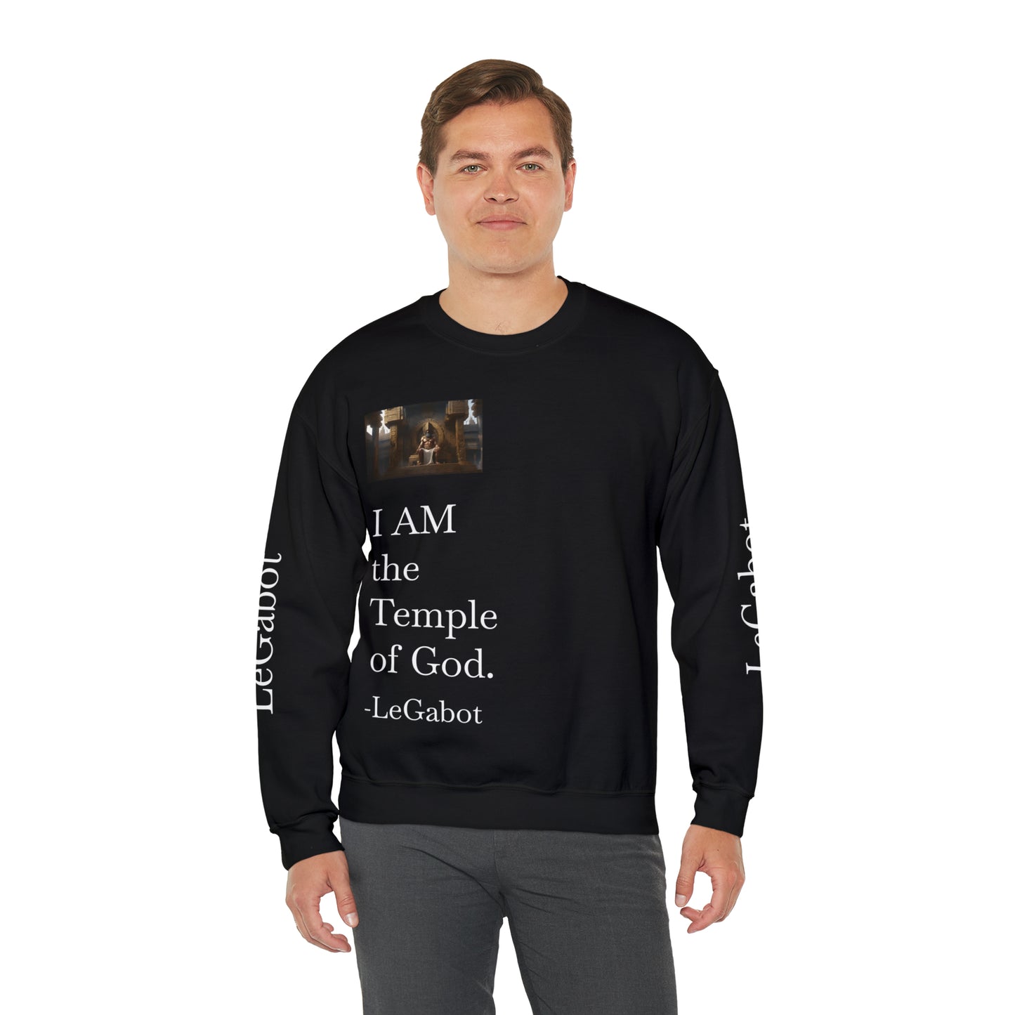 Temple of God Unisex Heavy Blend™ Crewneck Sweatshirt