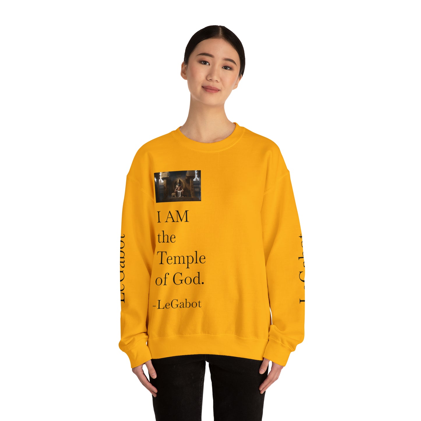 Temple of God Unisex Heavy Blend™ Crewneck Sweatshirt