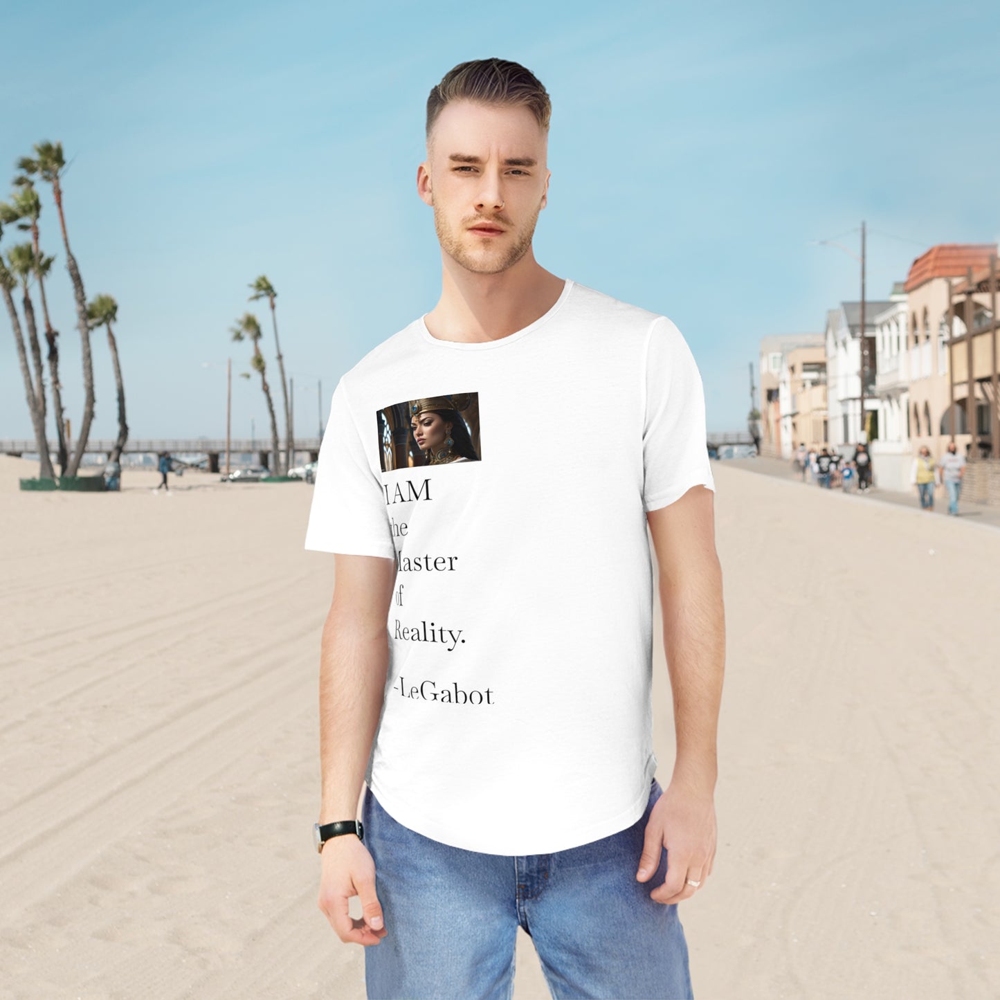 ''Master of Reality'' Men's Jersey Curved Hem Tee