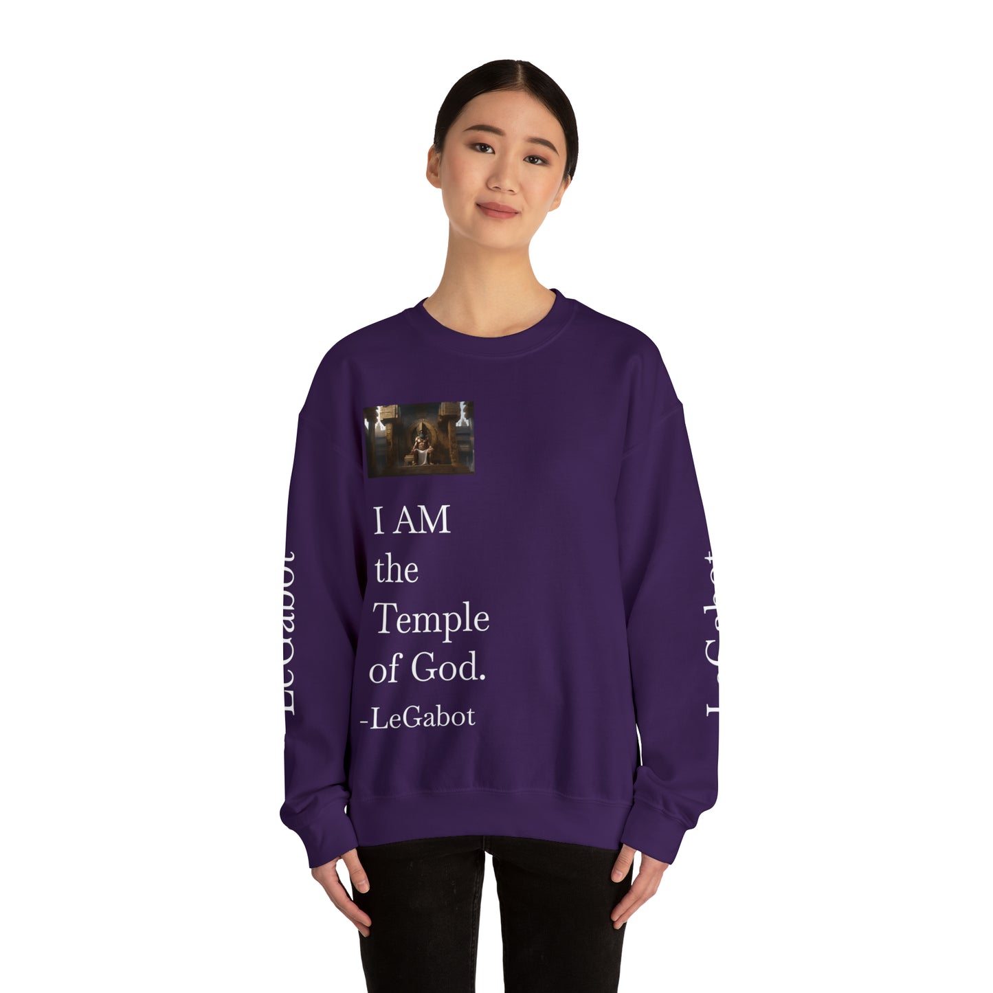 Temple of God Unisex Heavy Blend™ Crewneck Sweatshirt