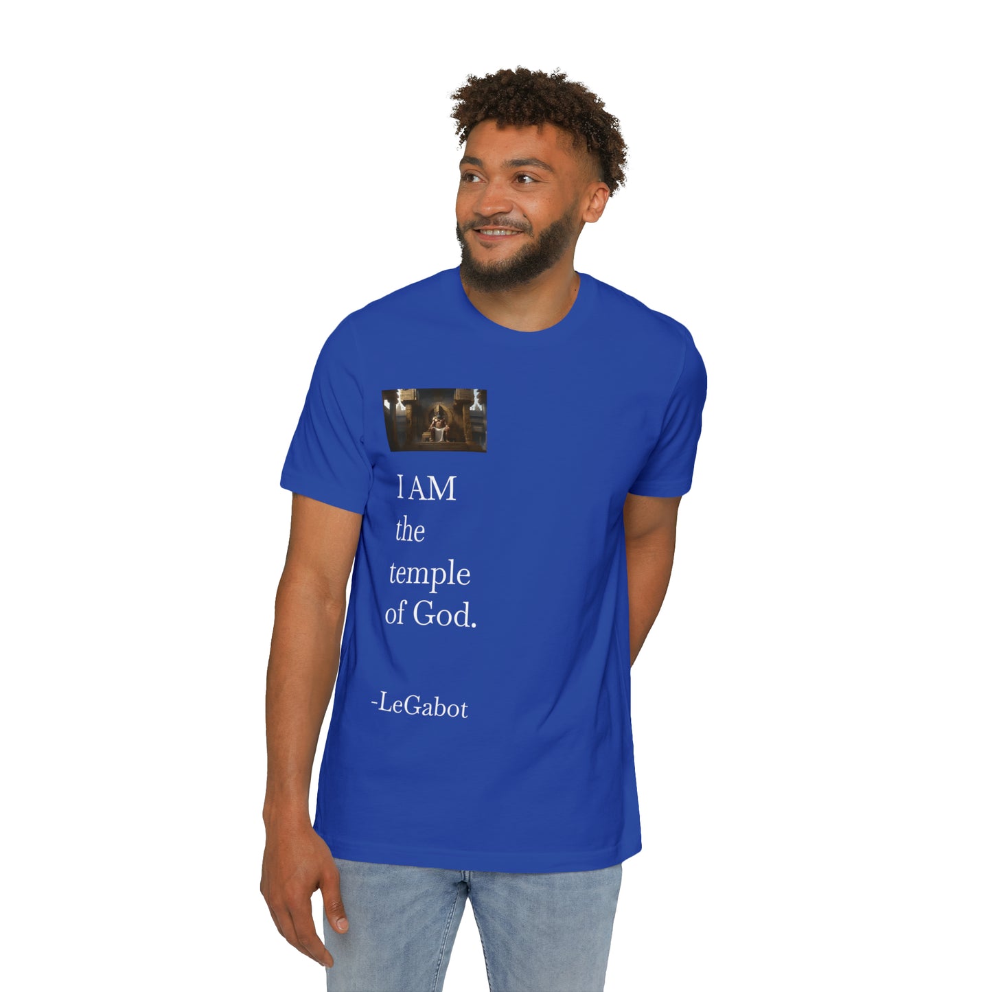 Temple of God Unisex Short-Sleeve Jersey T-Shirt