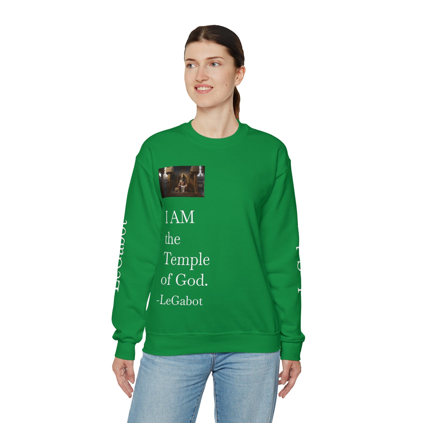 Temple of God Unisex Heavy Blend™ Crewneck Sweatshirt