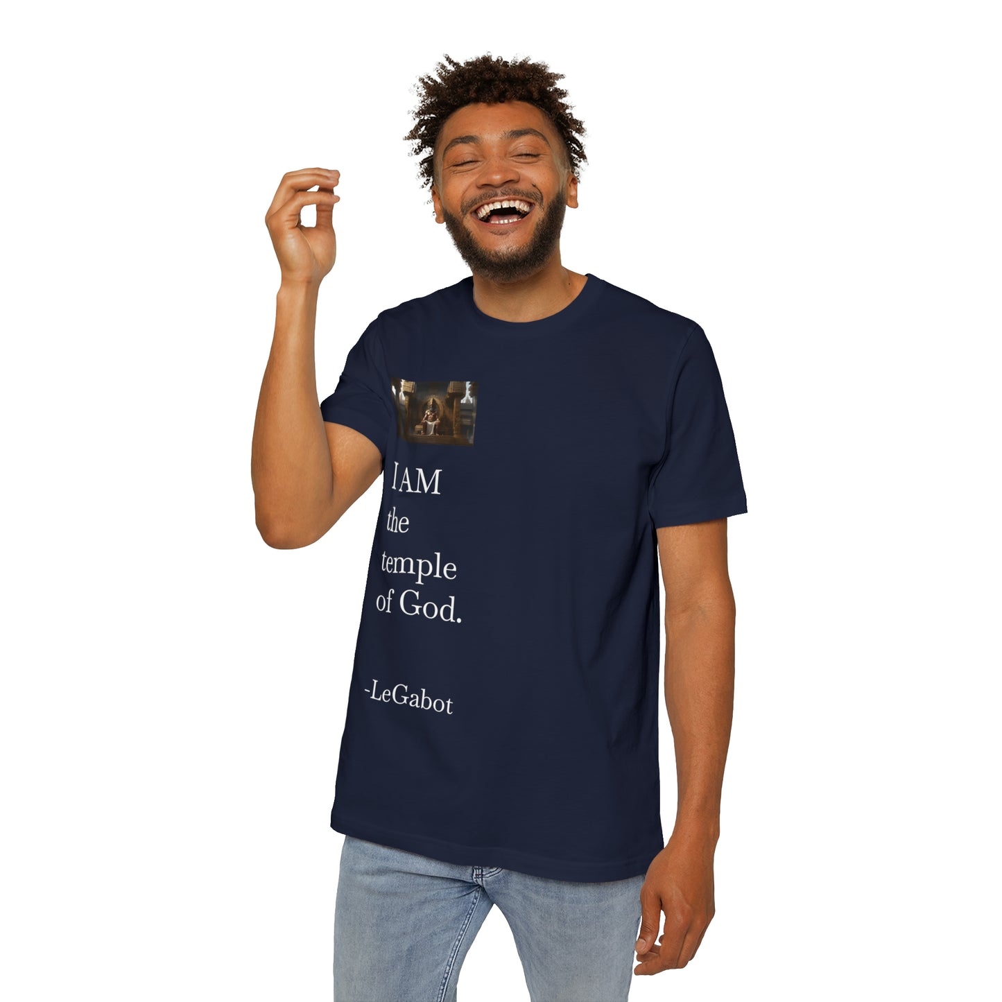 Temple of God Unisex Short-Sleeve Jersey T-Shirt