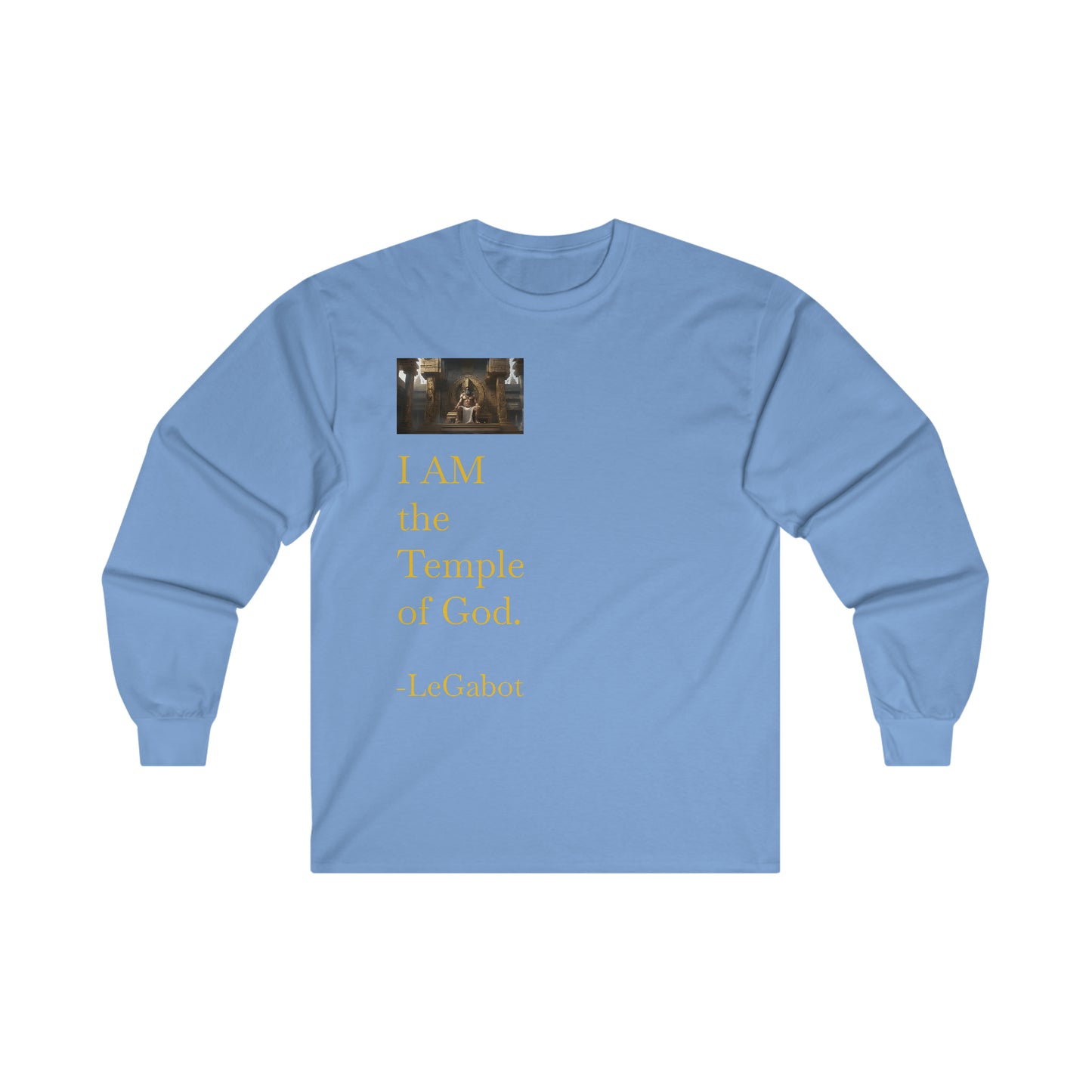 Temple of God Ultra Cotton Long Sleeve Tee