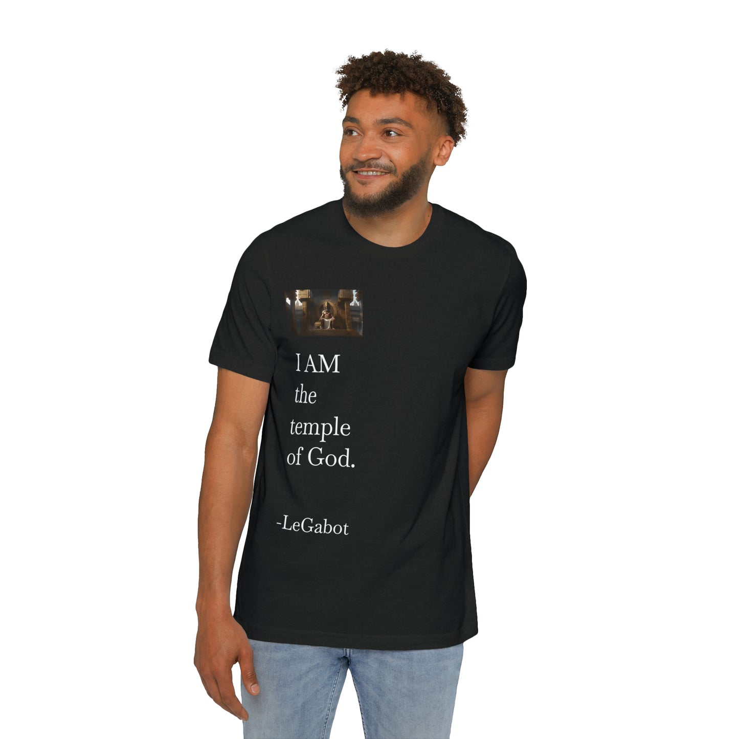 Temple of God Unisex Short-Sleeve Jersey T-Shirt