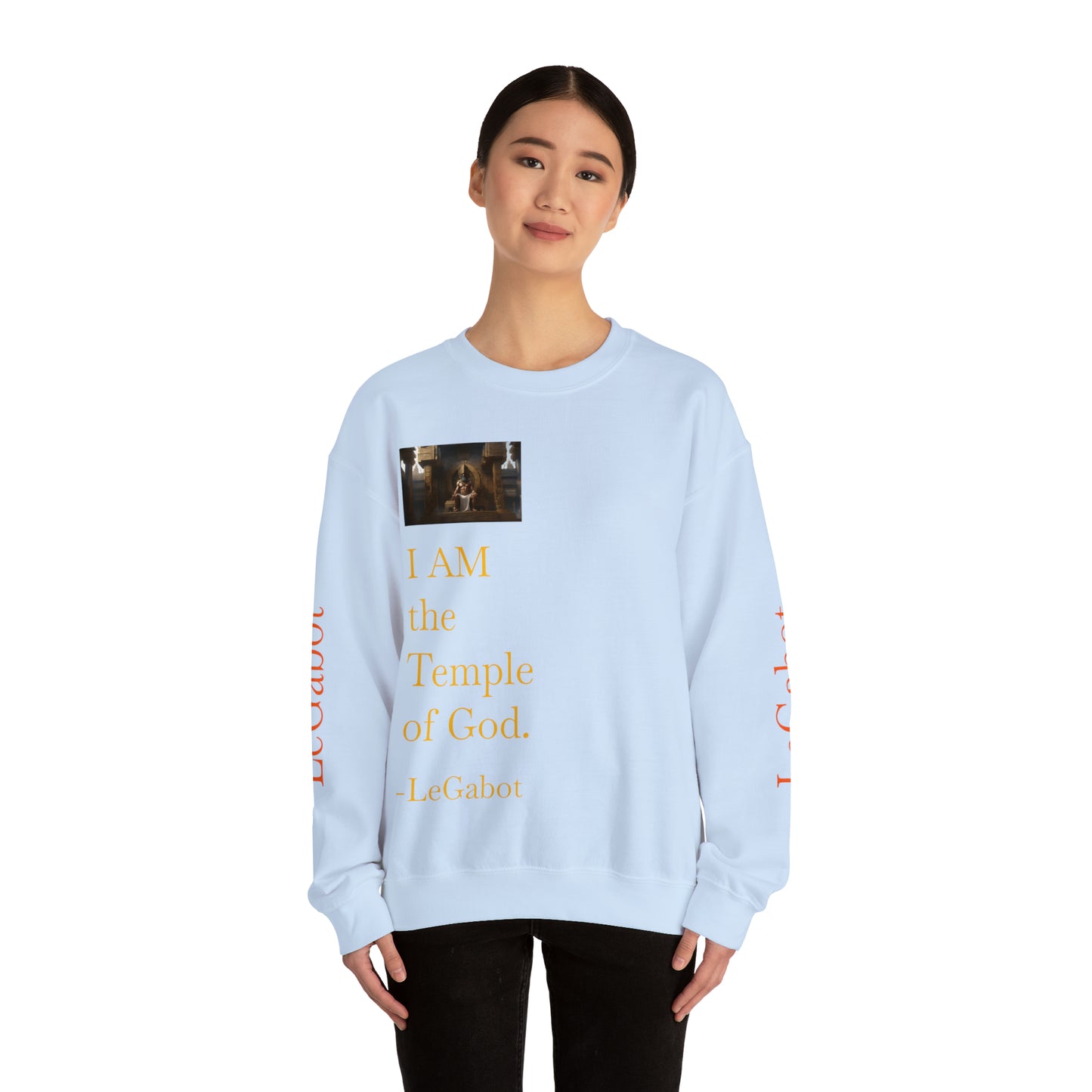 Temple of God Unisex Heavy Blend™ Crewneck Sweatshirt