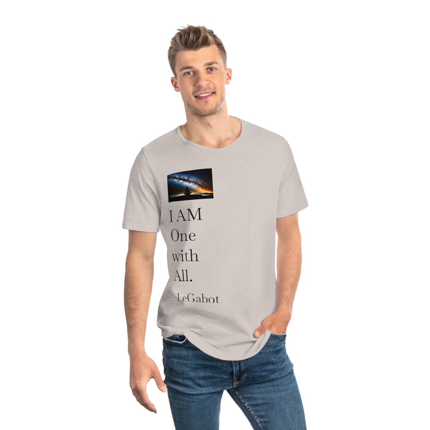 One with all Men's Jersey Curved Hem Tee