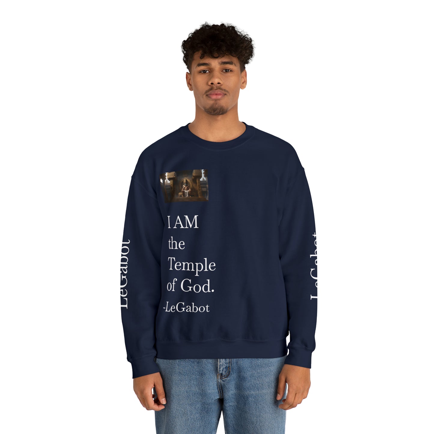 Temple of God Unisex Heavy Blend™ Crewneck Sweatshirt