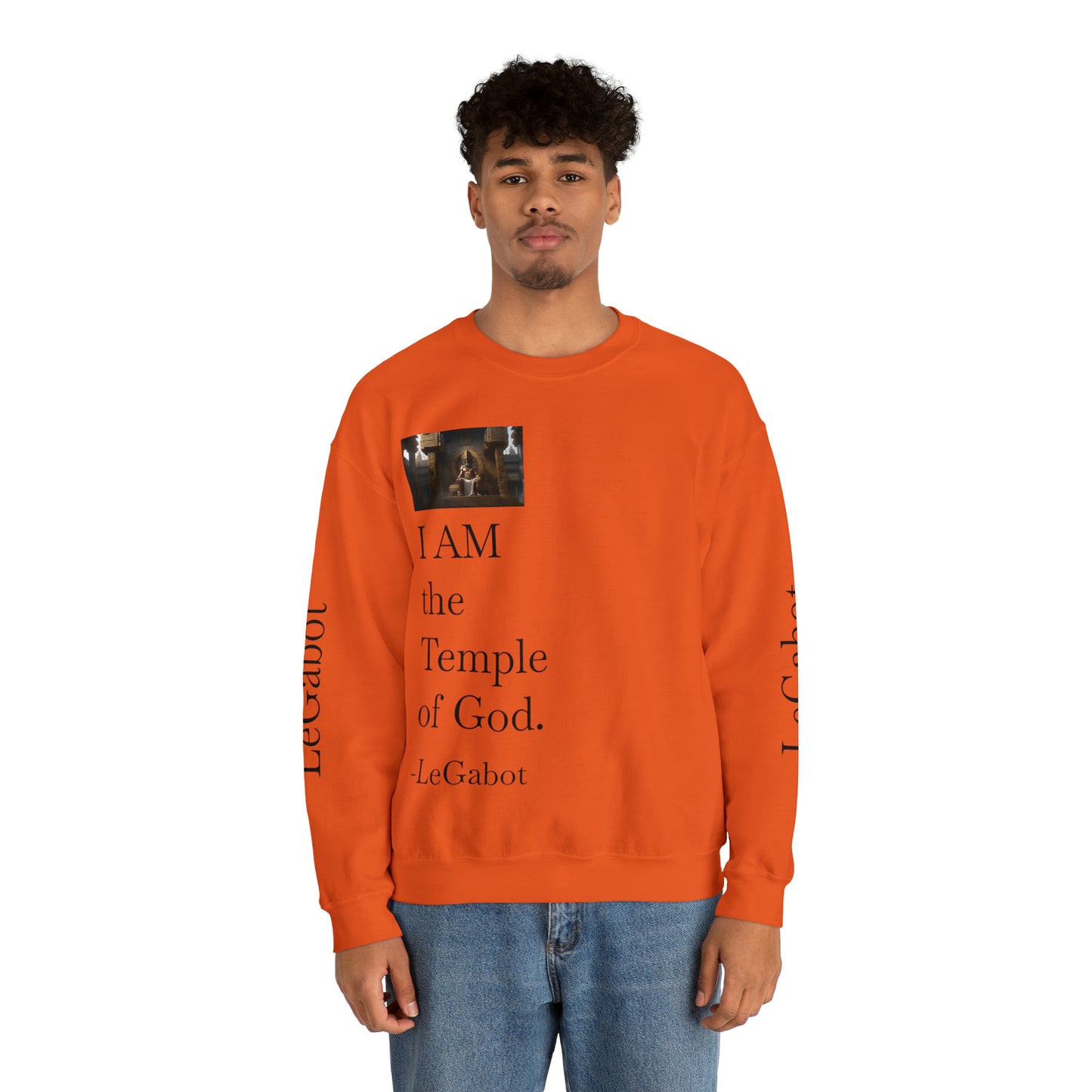Temple of God Unisex Heavy Blend™ Crewneck Sweatshirt