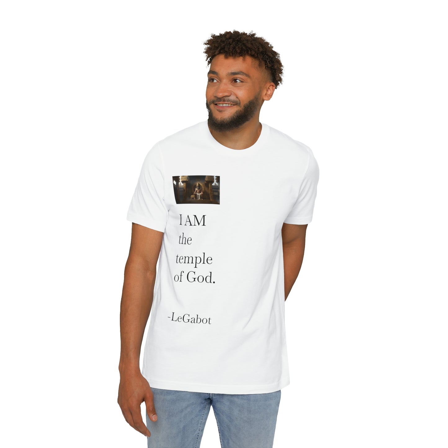 Temple of God Unisex Short-Sleeve Jersey T-Shirt