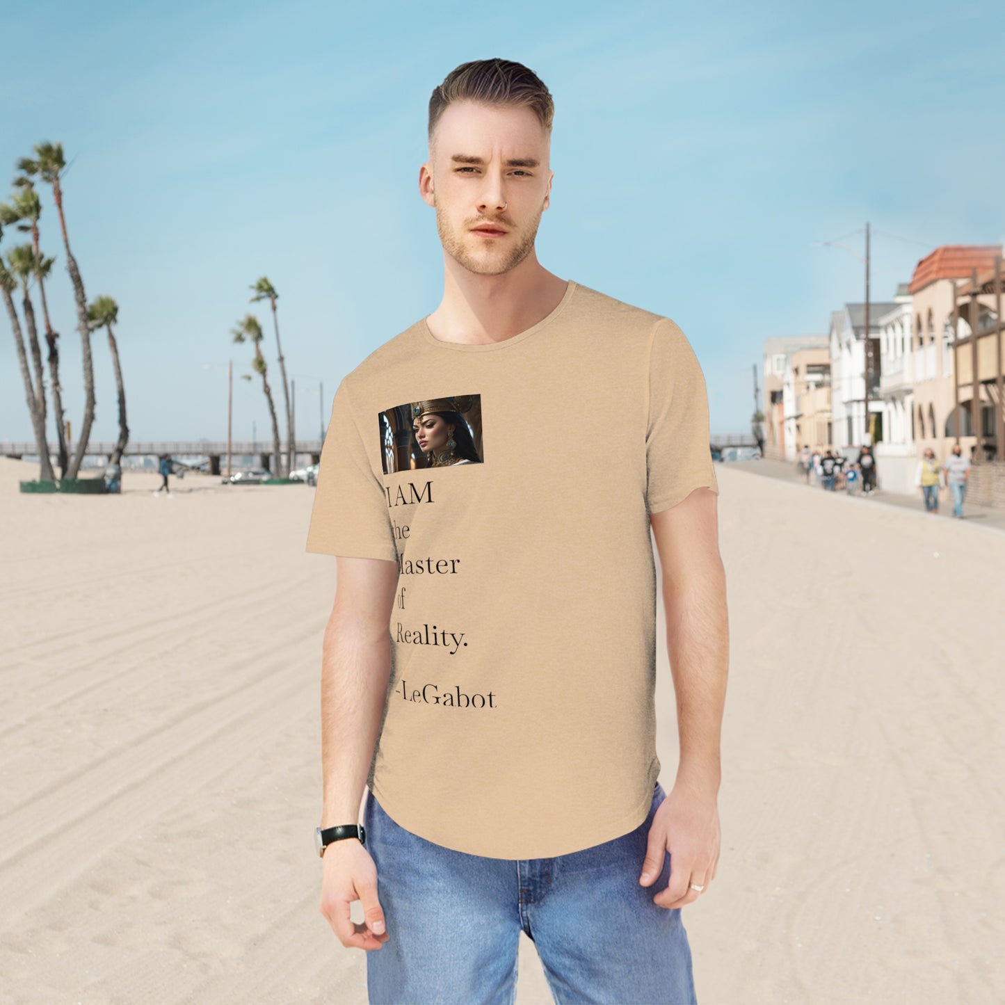 ''Master of Reality'' Men's Jersey Curved Hem Tee